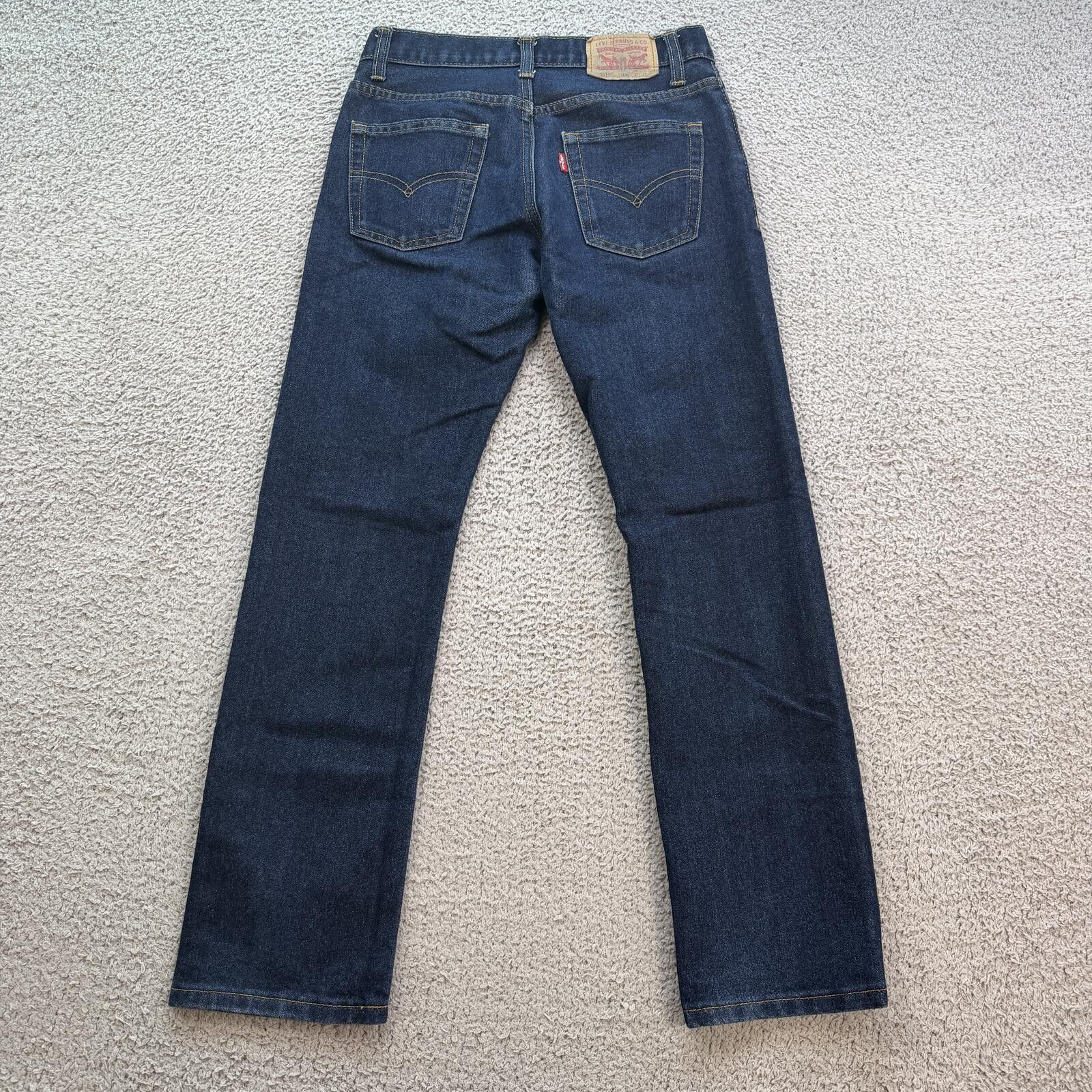 Levi's Levis 511 Women Slim Dark Wash Jeans 27x27 Low Rise Cropped Size 27" / US 4 / IT 40 - 2 Thumbnail