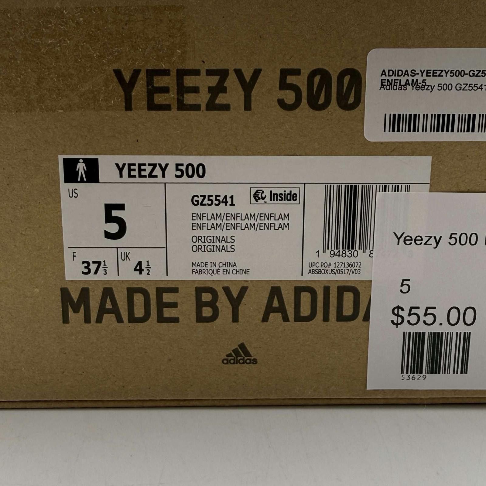 Adidas Adidas Yeezy 500 Enflame US 5 Used with Box GZ5541 Size US 5 / EU 37 - 10 Thumbnail