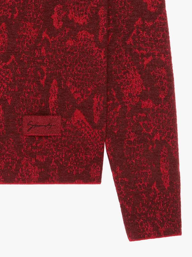 Givenchy o1n1vont0326 Sweater In Snake in Red Size US L / EU 52-54 / 3 - 4 Thumbnail
