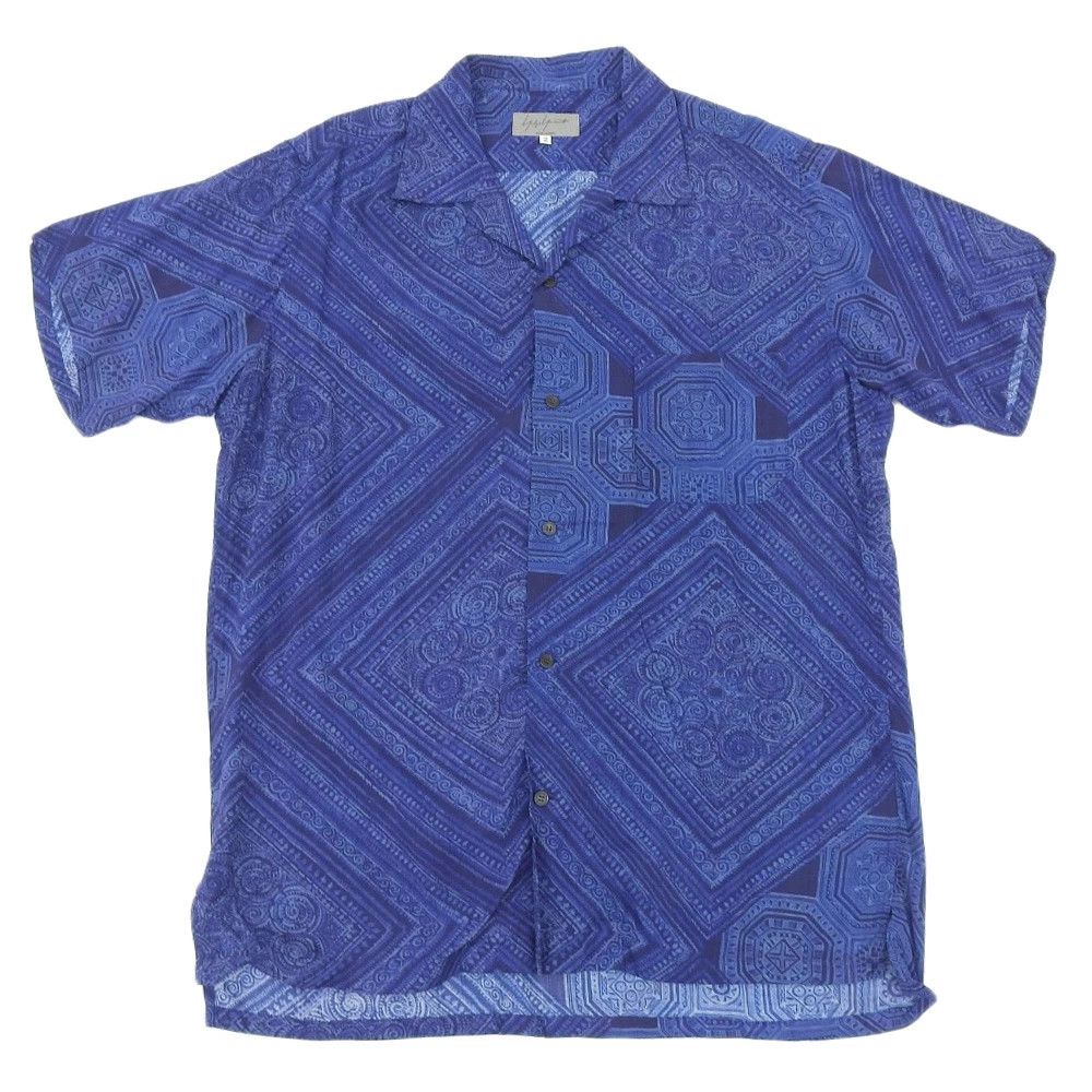 Yohji Yamamoto yohji yamamoto pour homme allover pattern open collar shirt Size US M / EU 48-50 / 2 - 1 Thumbnail