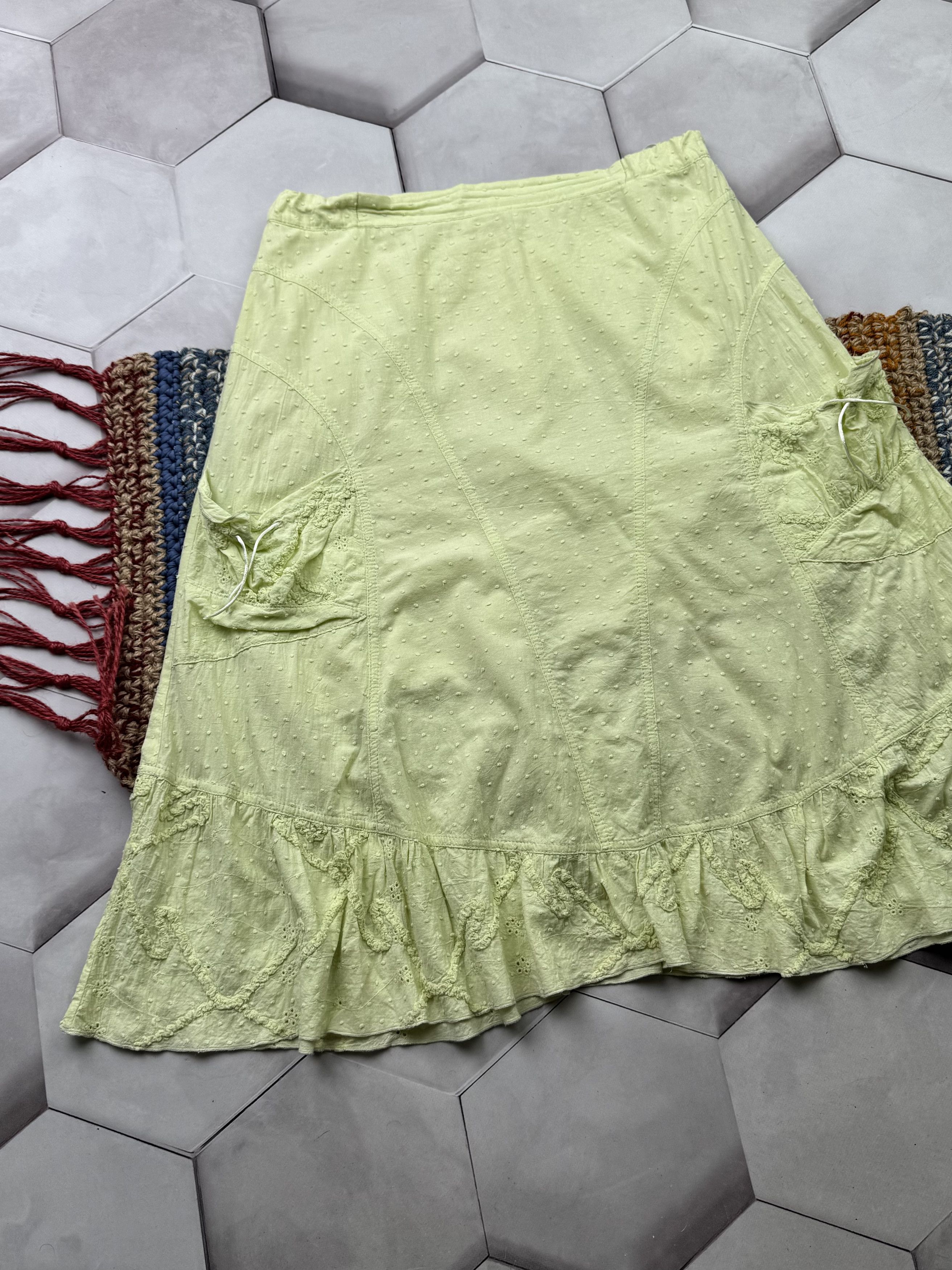 Vintage Vintage Flare Cargo Skirt Size 30" / US 8 / IT 44 - 2 Thumbnail