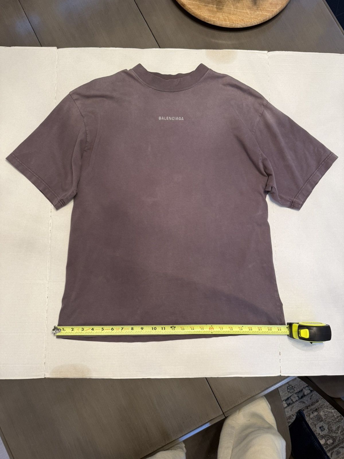 Balenciaga 2023 Balenciaga Medium Fit T-Shirt 'Purple' Size US M / EU 48-50 / 2 - 14 Thumbnail