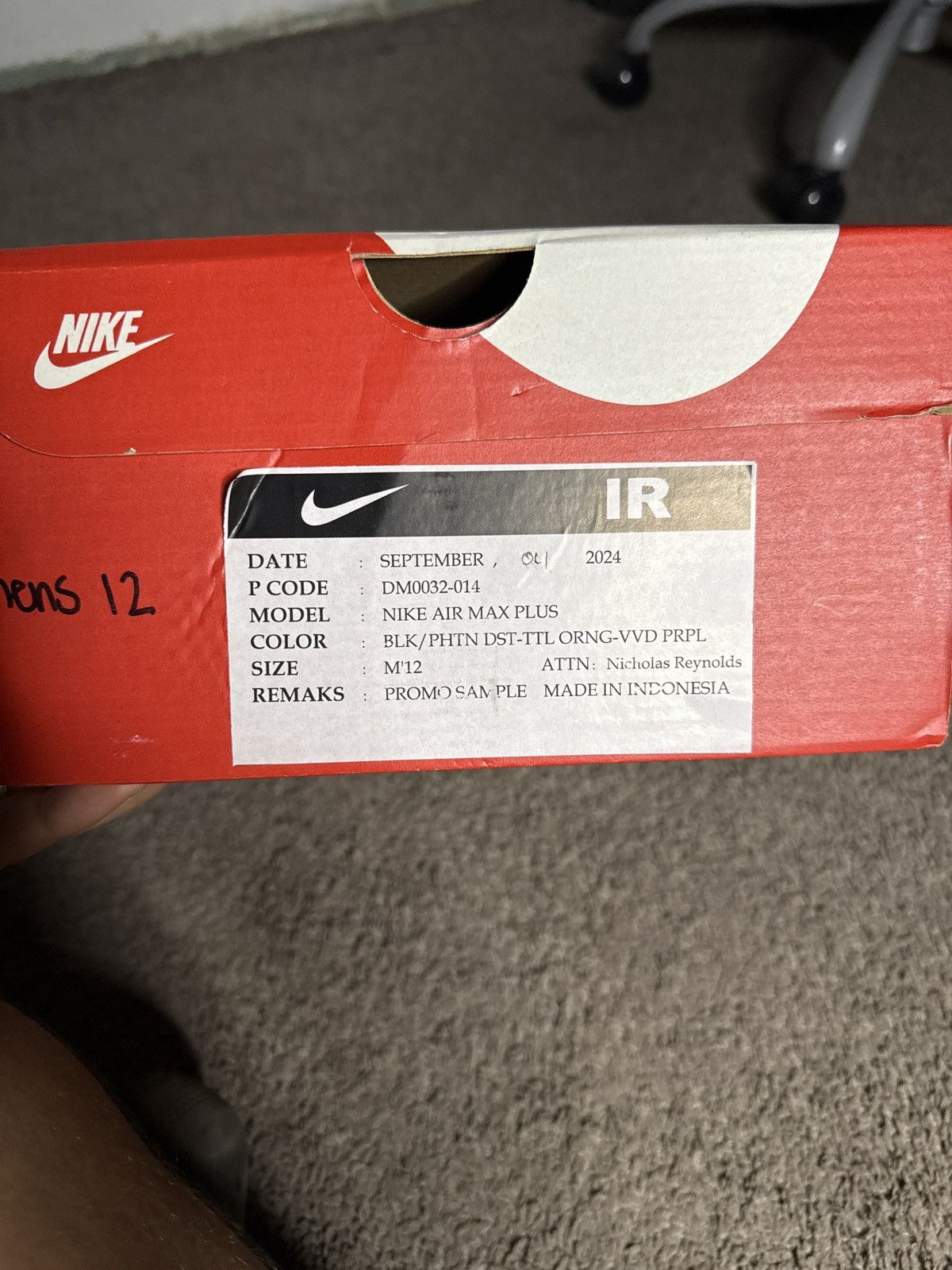 Nike Nike air max plus PROMO SAMPLE Size US 12 / EU 45 - 7 Thumbnail