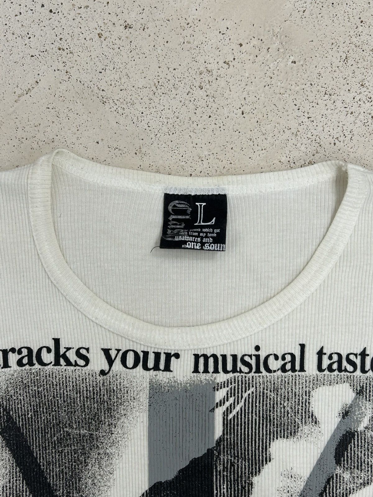 Japanese Brand Edgy Streetwear Long Sleeve – Stay Tune Print Size US M / EU 48-50 / 2 - 6 Thumbnail