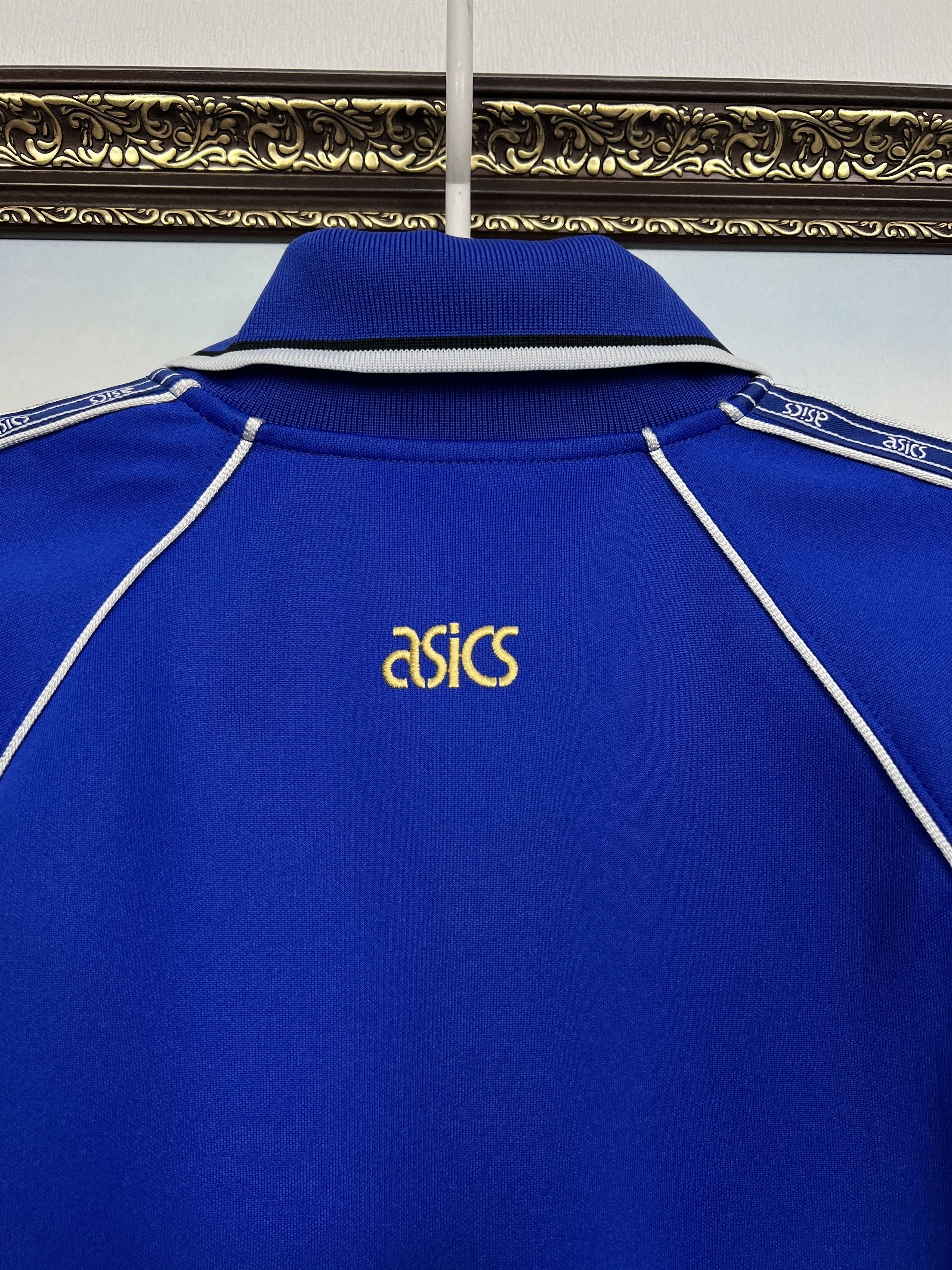 Asics Vintage 90's Japan Train Football Jacket Sweatshirt National Size S / US 4 / IT 40 - 9 Thumbnail