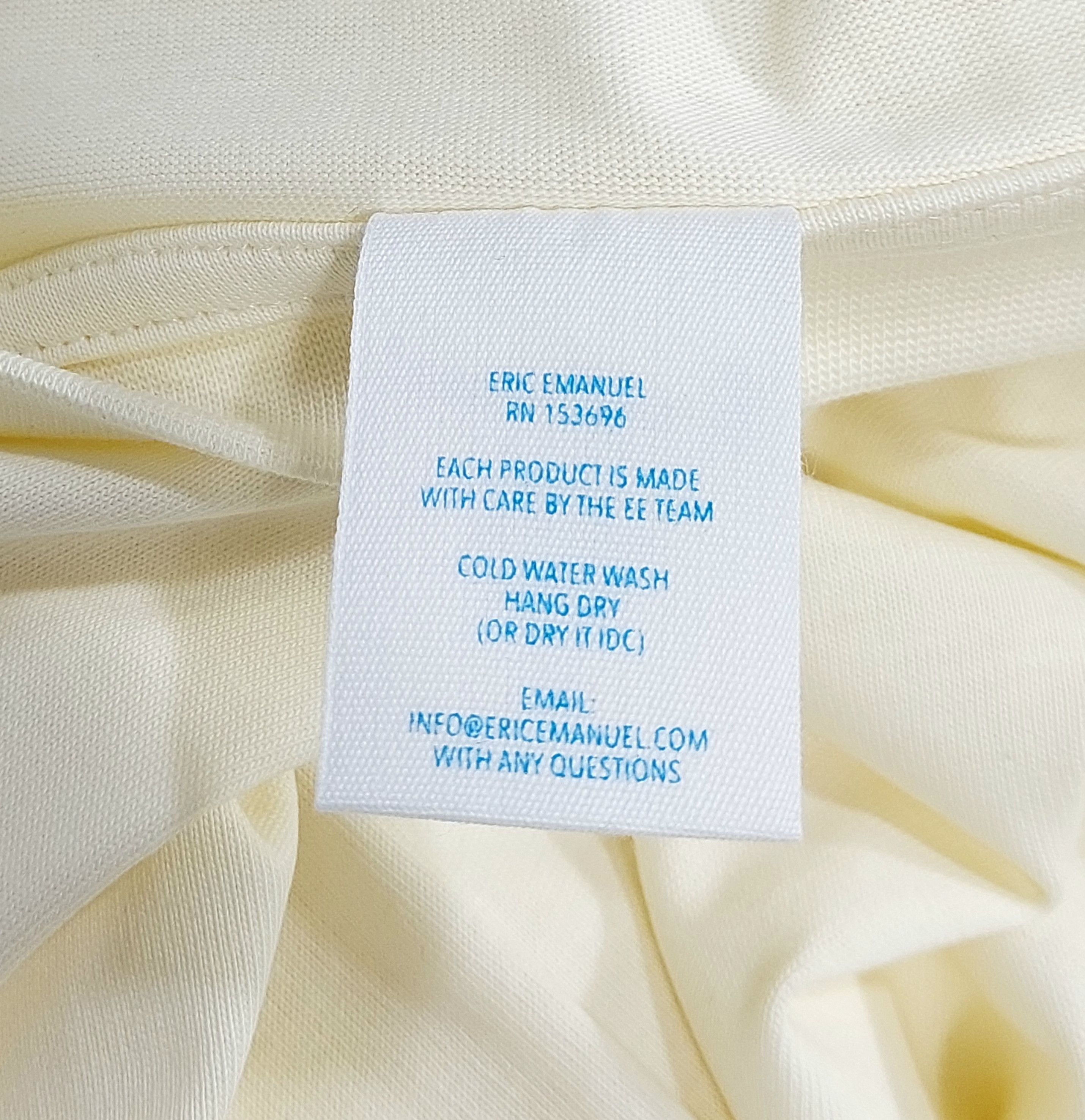 Eric Emanuel EE long sleeve tshirt - cream / white S Size US S / EU 44-46 / 1 - 4 Thumbnail