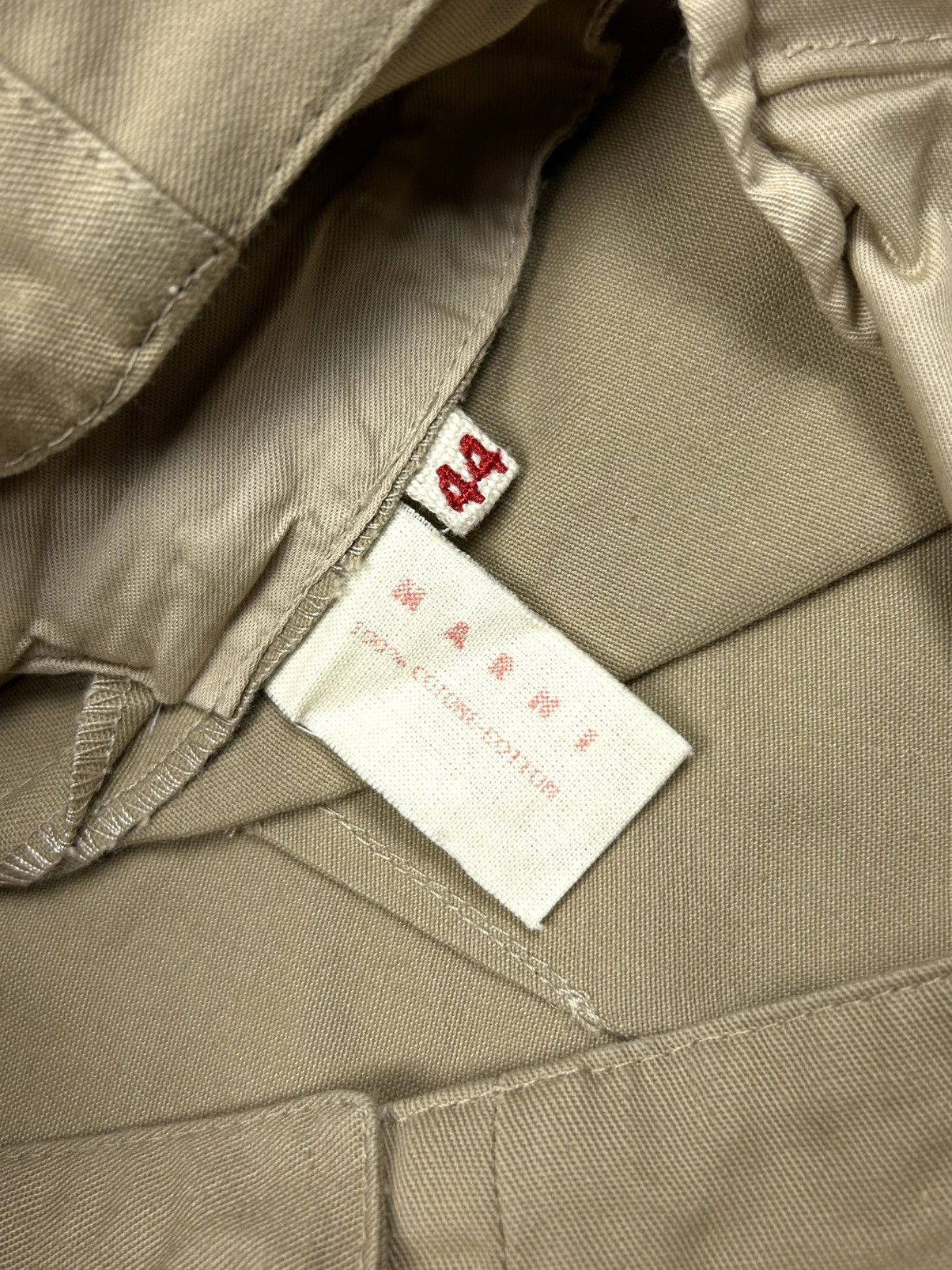 Marni Marni Archive Cropped Tapered Chinos Beige Pants Men’s 44 S Size US 30 / EU 46 - 15 Thumbnail