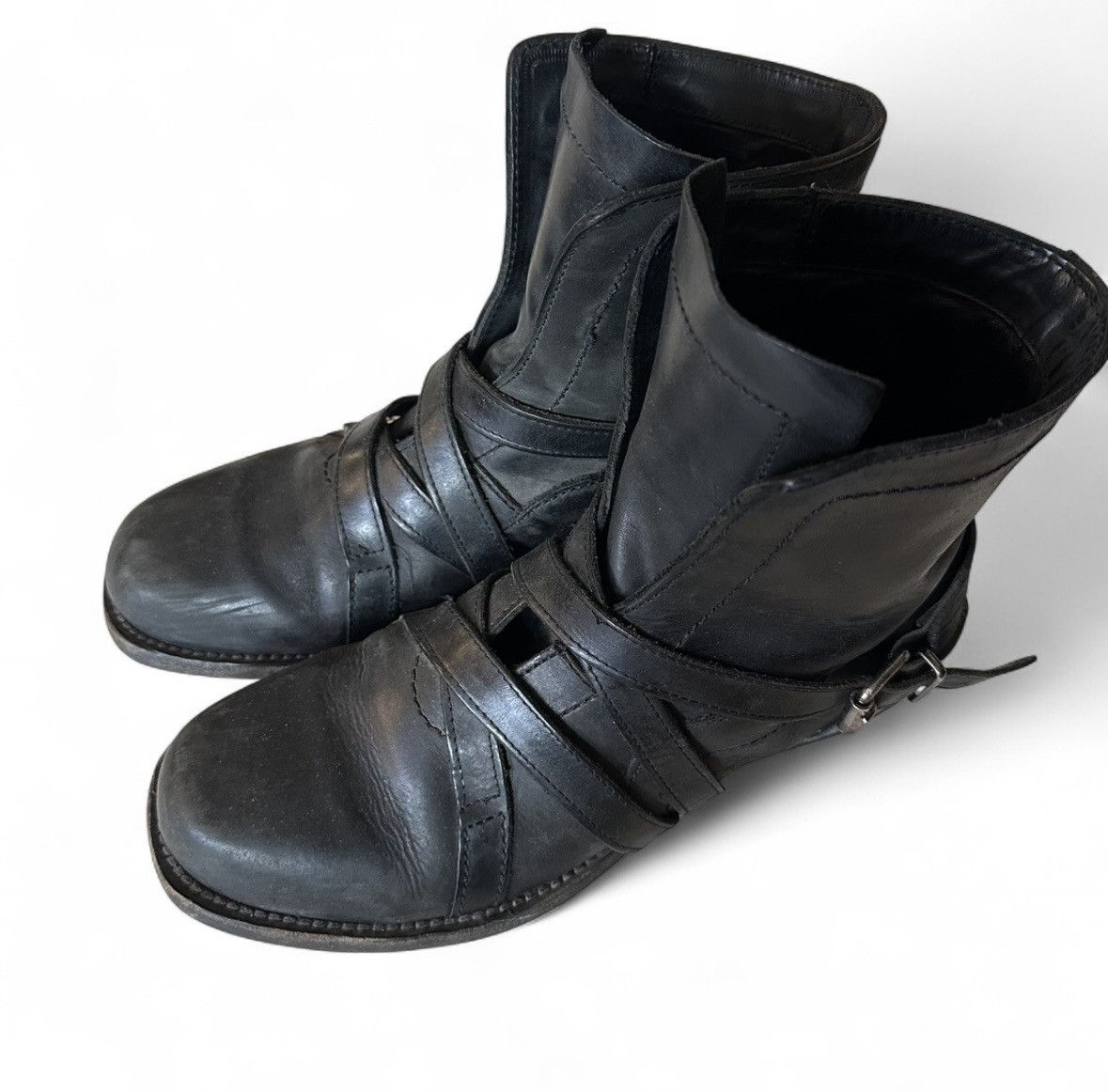 Dirk Bikkemberg FW 1997 Tornado Wrapped Belt Boots