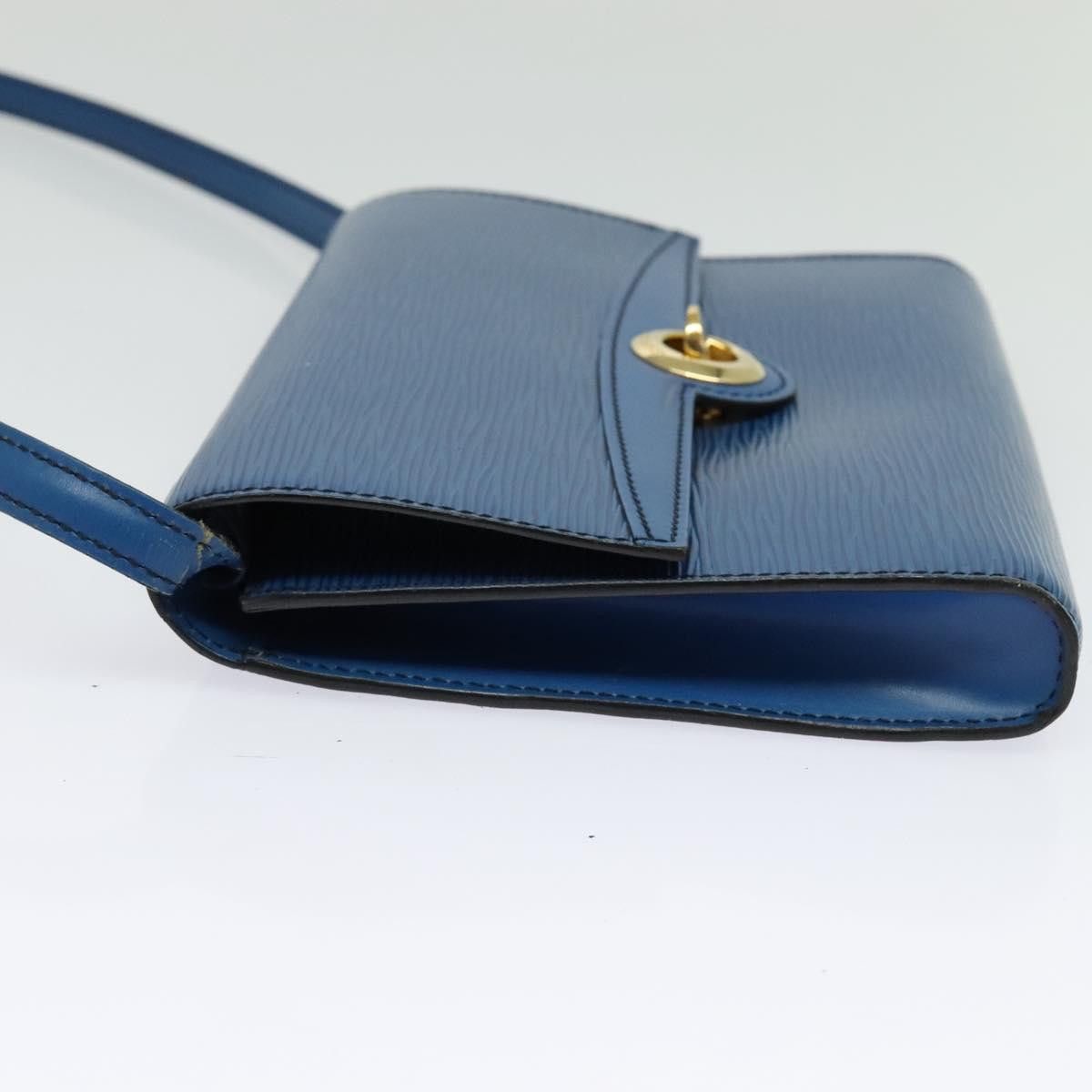 Louis Vuitton LOUIS VUITTON Epi Pochette Arche Shoulder Bag Blue M52575 Size ONE SIZE - 4 Thumbnail