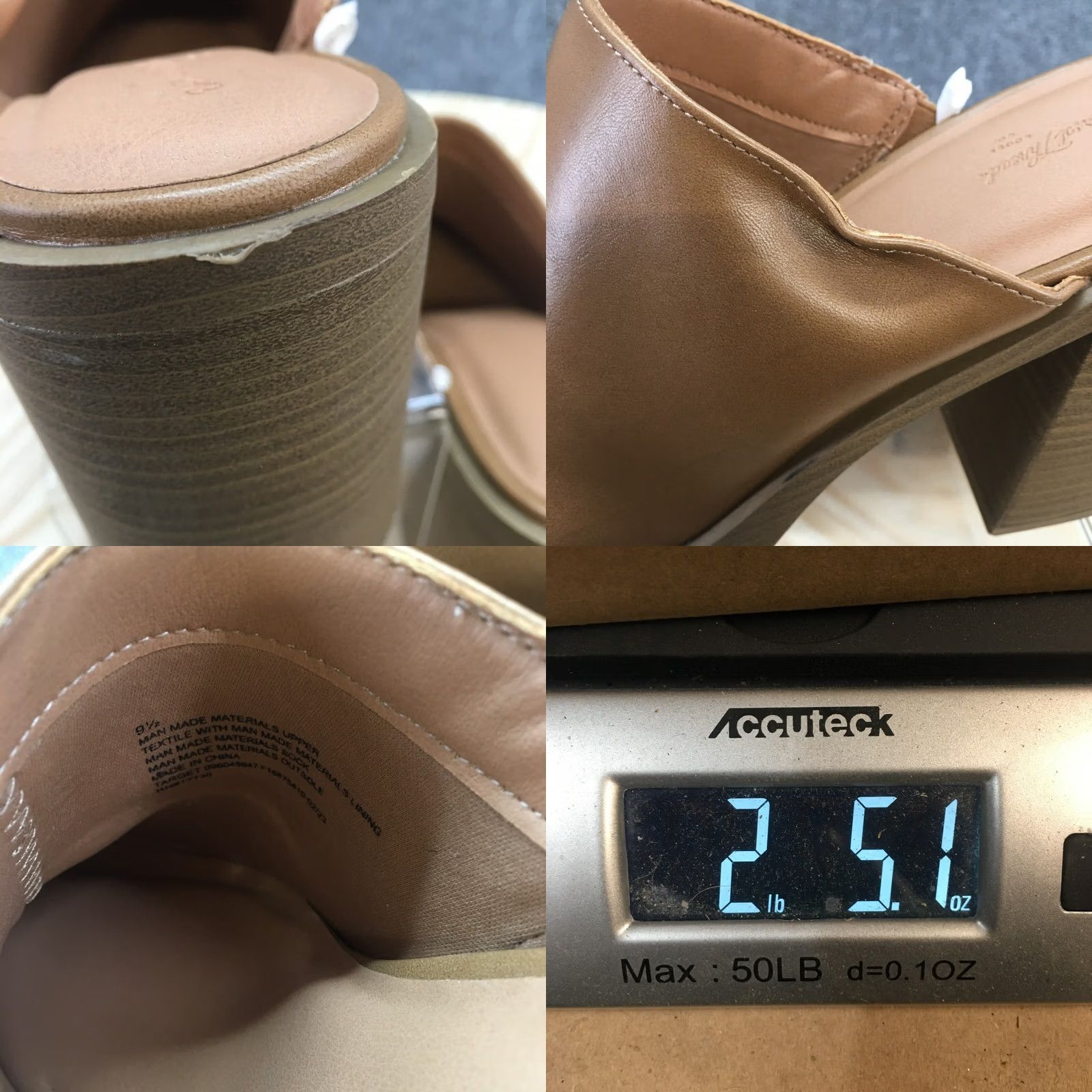 Vintage Universal Thread Womens Heel Platform Shoe Brown Faux Leather Shoes Size US 10 / IT 40 - 9 Thumbnail