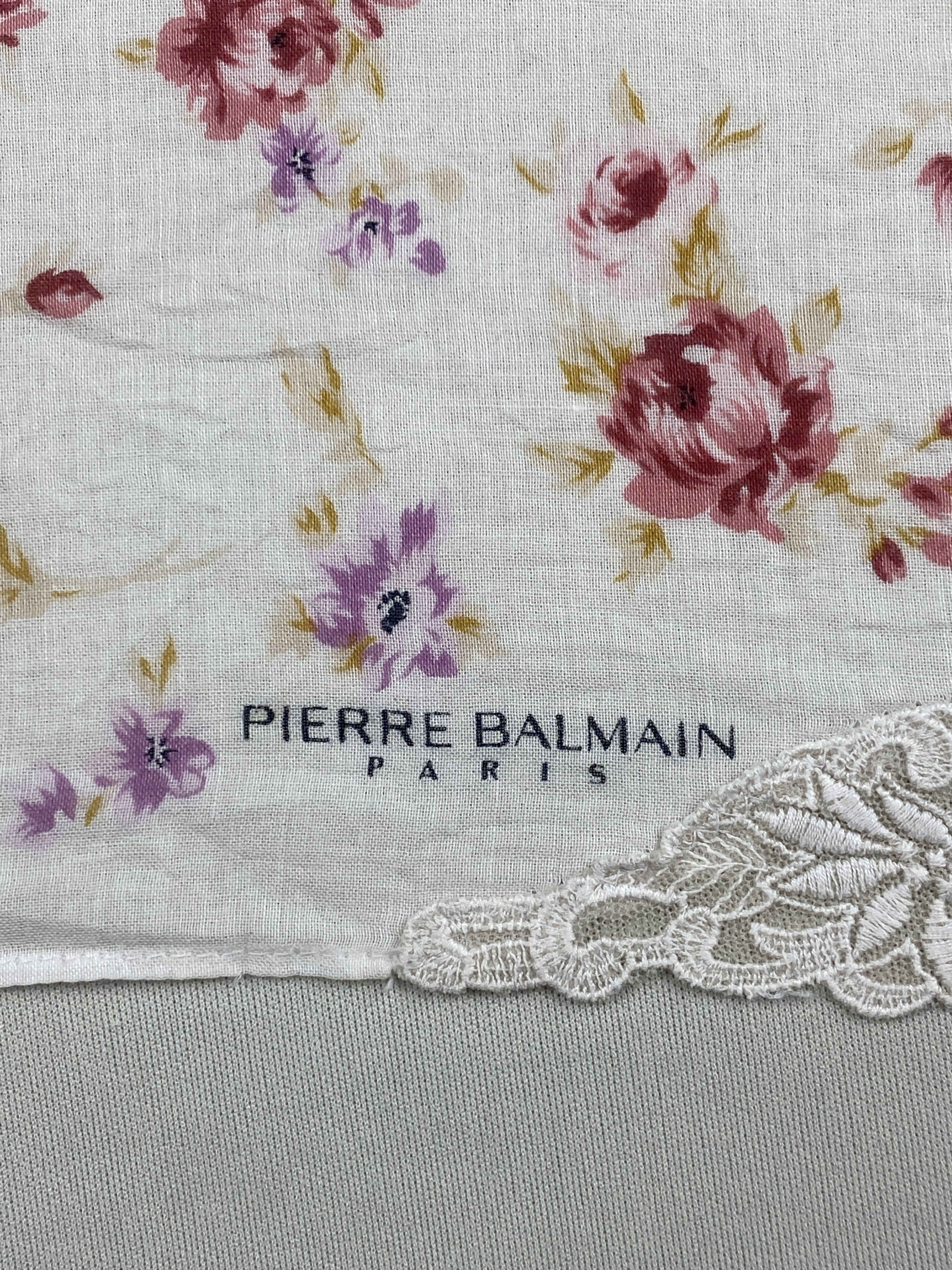 Pierre Balmain Vtg Pierre Balmain Handkerchief Pocket Square Bandana HM0027 Size ONE SIZE - 6 Thumbnail