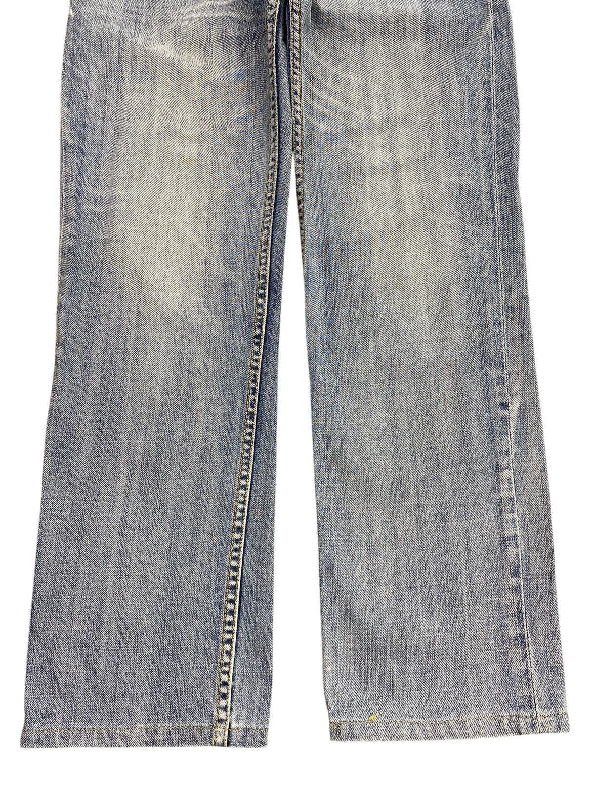 Japanese Brand Japanese Brand Faded Blue Wash whiskers Style Loose Jeans Size US 29 - 6 Thumbnail