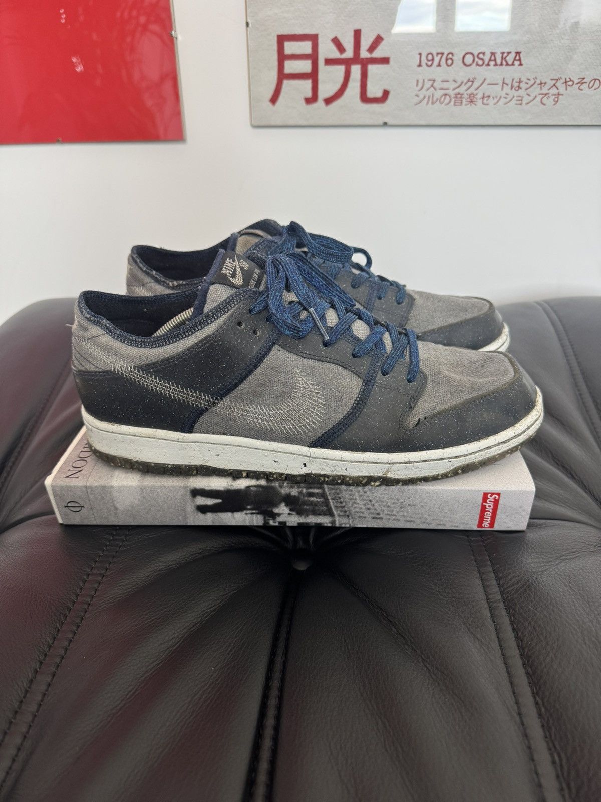 Nike Nike Sb Dunk Low Crater Dark Navy Grey Skate Streetwear Size US 10 / EU 43 - 3 Thumbnail
