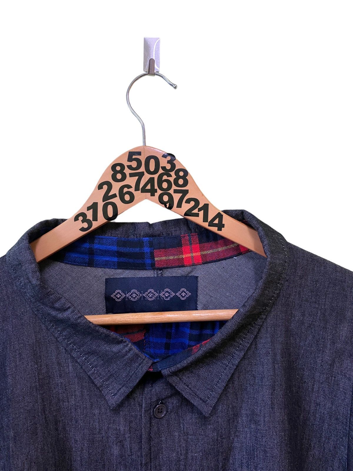 Designer Vintage Japan KOHAKU Patchworks Rebuild SHIRT Size US XL / EU 56 / 4 - 7 Thumbnail