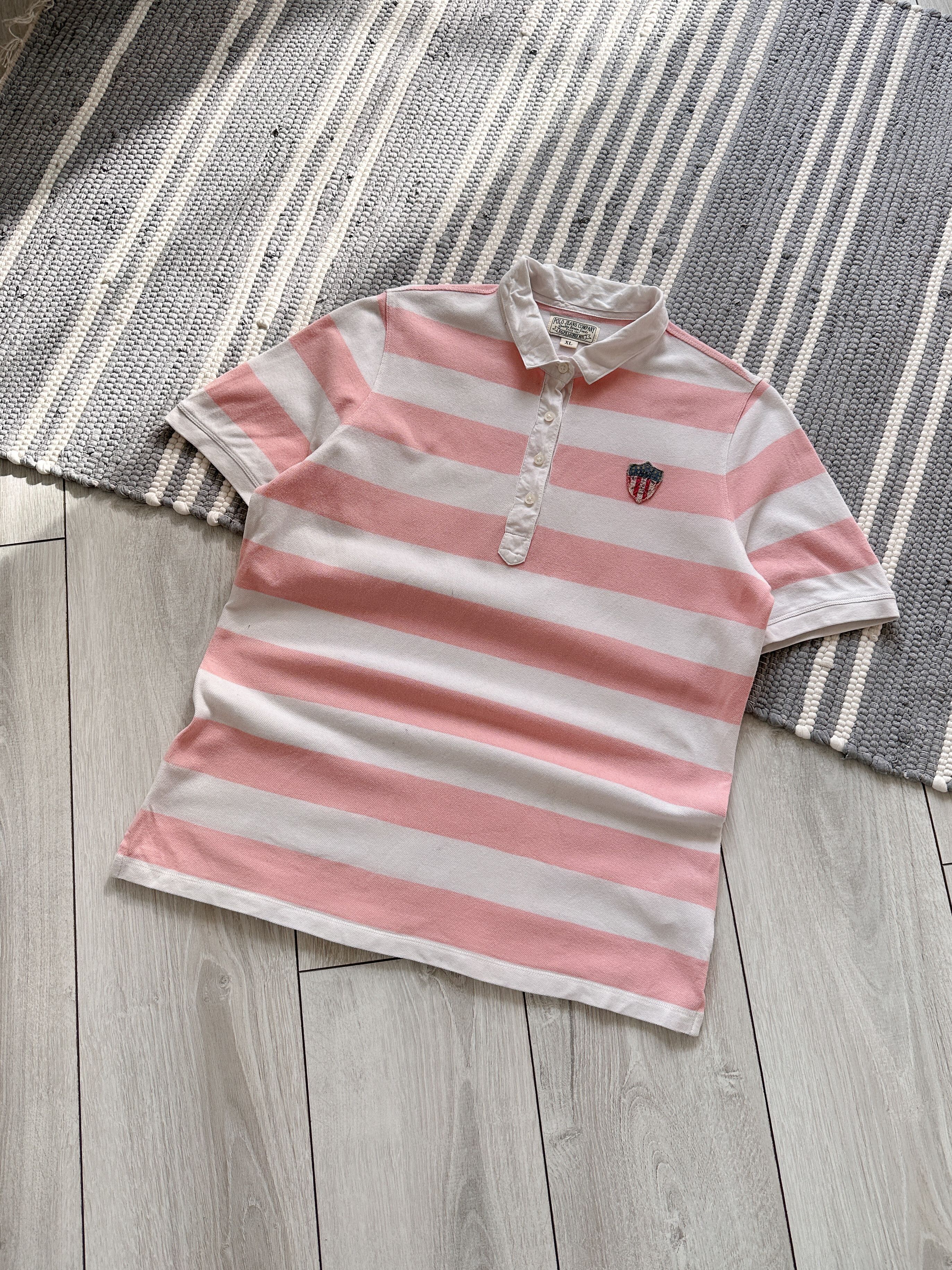 Polo Ralph Lauren Polo Jeans Ralph Lauren Striped Polo Shirt Size L / US 10 / IT 46 - 1 Thumbnail