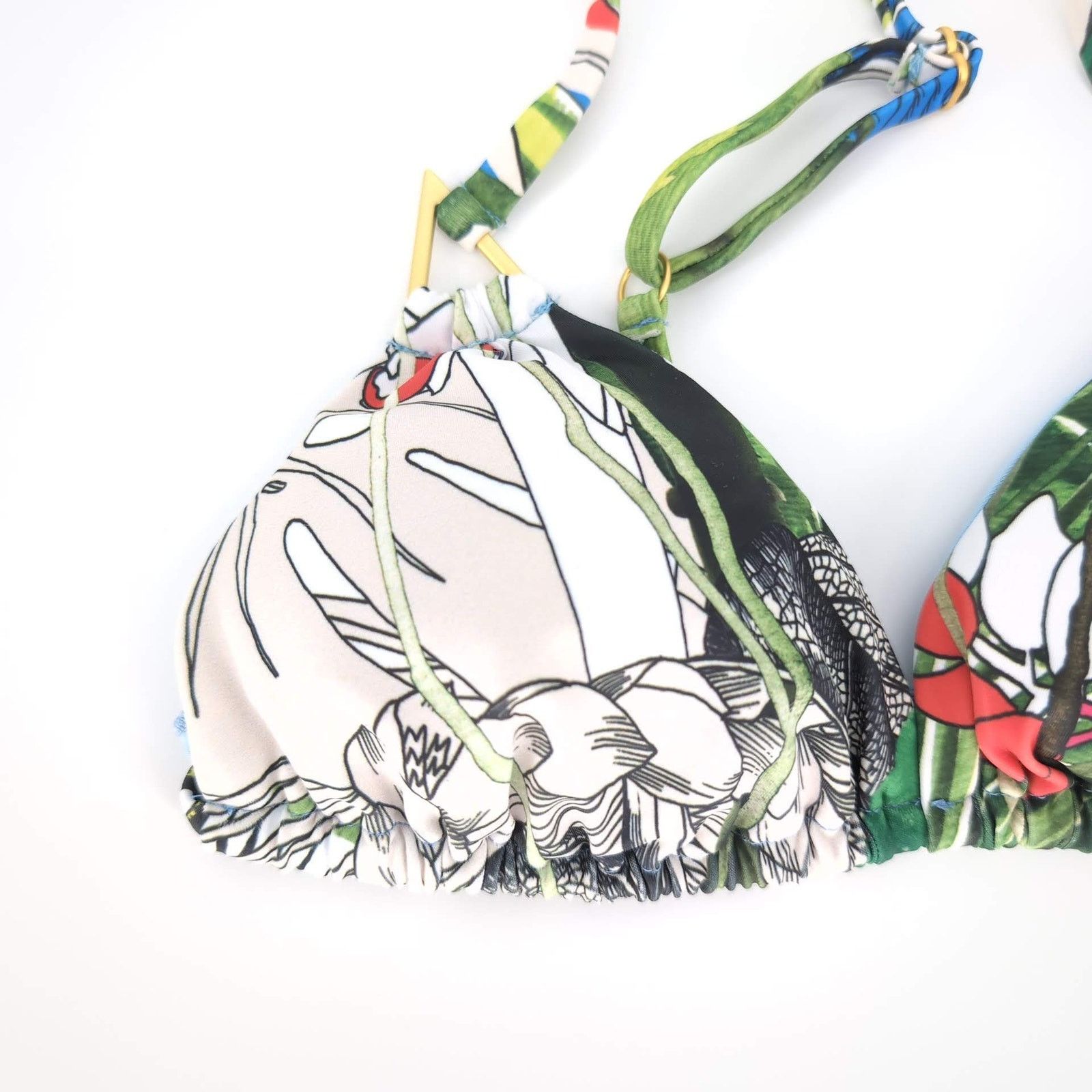 Christian Lacroix NWT Christian Lacroix Sexy Bikini Top Jardin Exo'Chic -Sz XS Size ONE SIZE - 8 Thumbnail