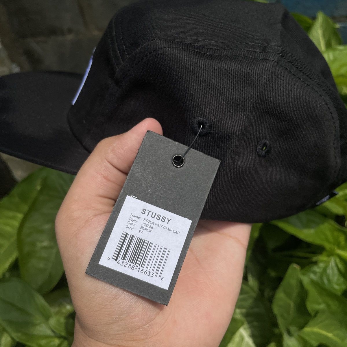 Stussy STUSSY STOCK 5 PANEL CAP BLACK Size ONE SIZE - 3 Thumbnail