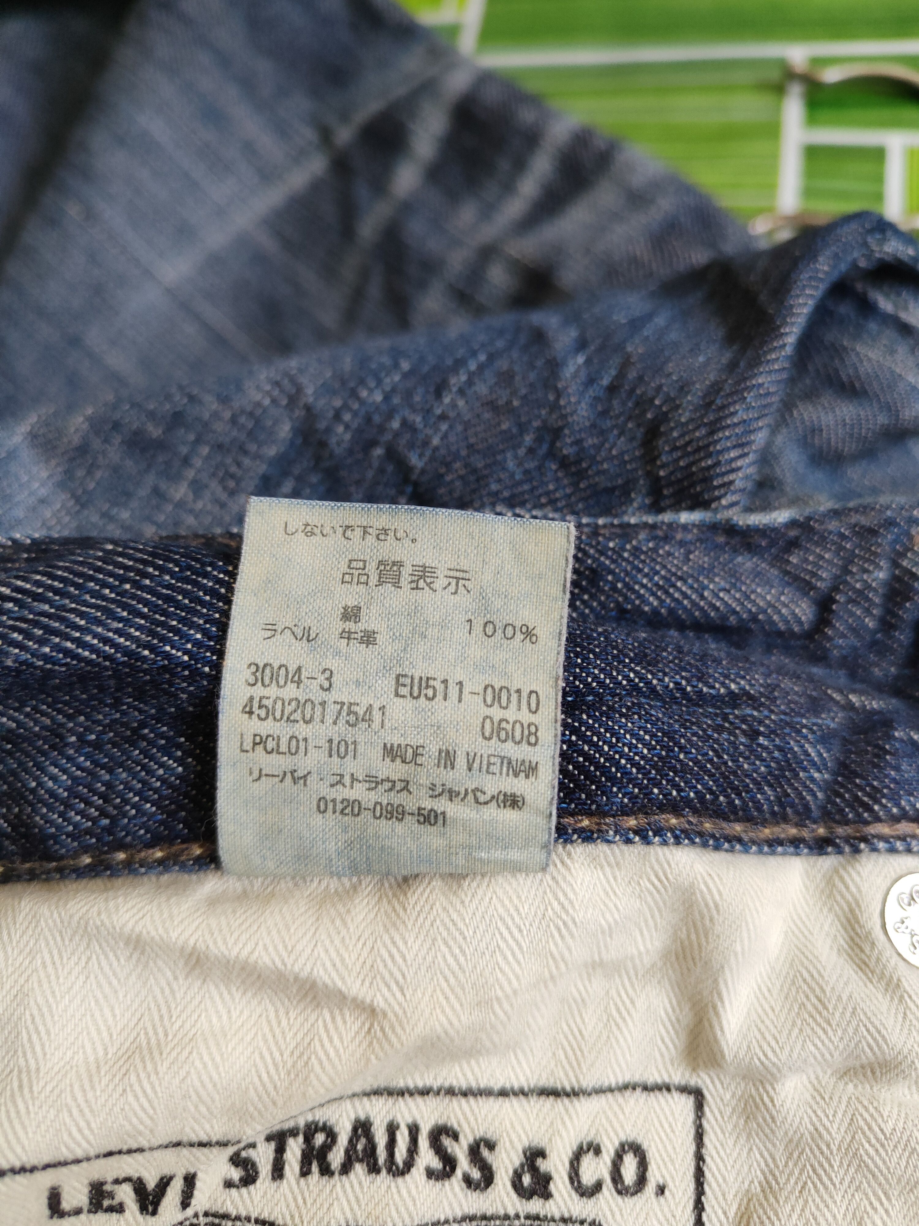Levi's 511 Levi's Dark Blue Distressed ripped vintage Denim #S1534 Size US 30 / EU 46 - 18 Thumbnail