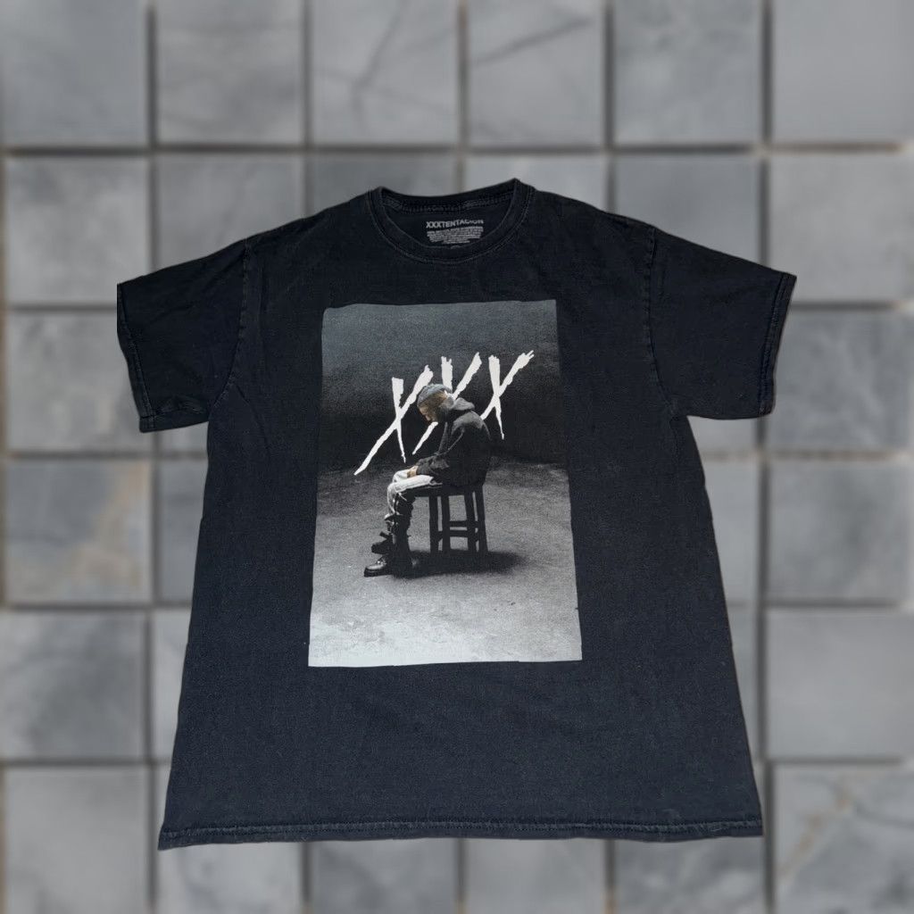 Vintage VINTAGE Xxxtentacion T-Shirt Men L Black 20x27 Shirt XXXTentacion Concert Merch Shirts Men Black L Size US L / EU 52-54 / 3 - 1 Thumbnail