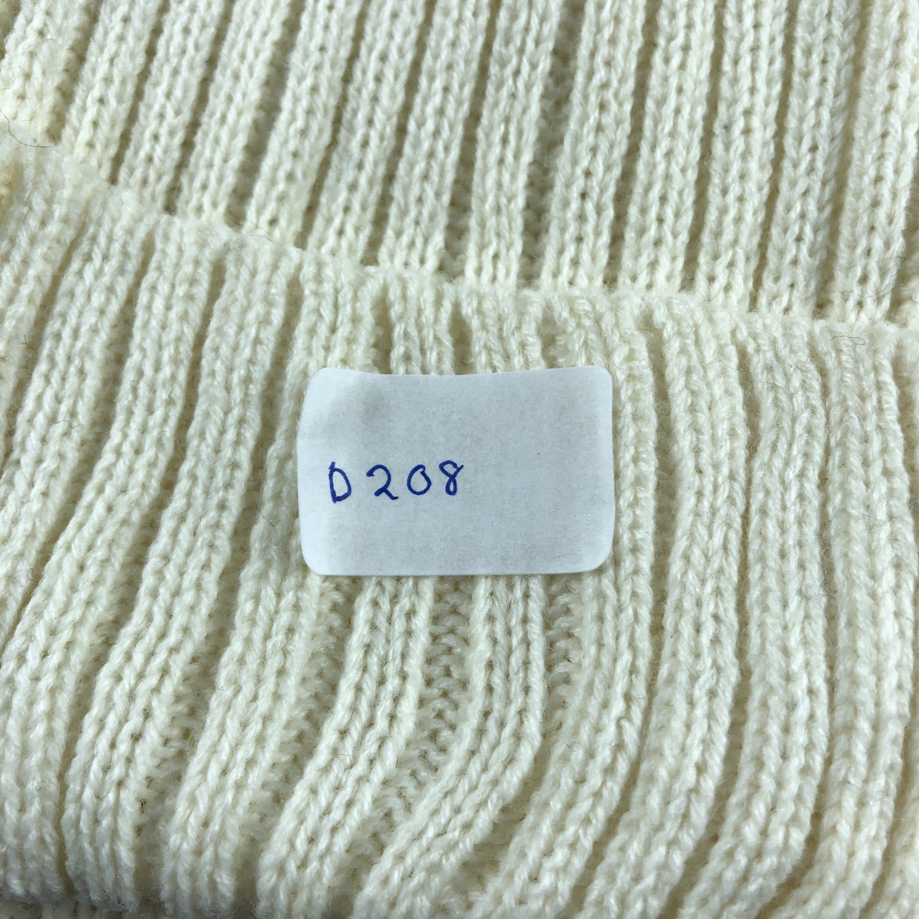 Lee × Vintage Lee Ribbed Beanie Snow Hat Snow Cap -D208 Size ONE SIZE - 6 Thumbnail