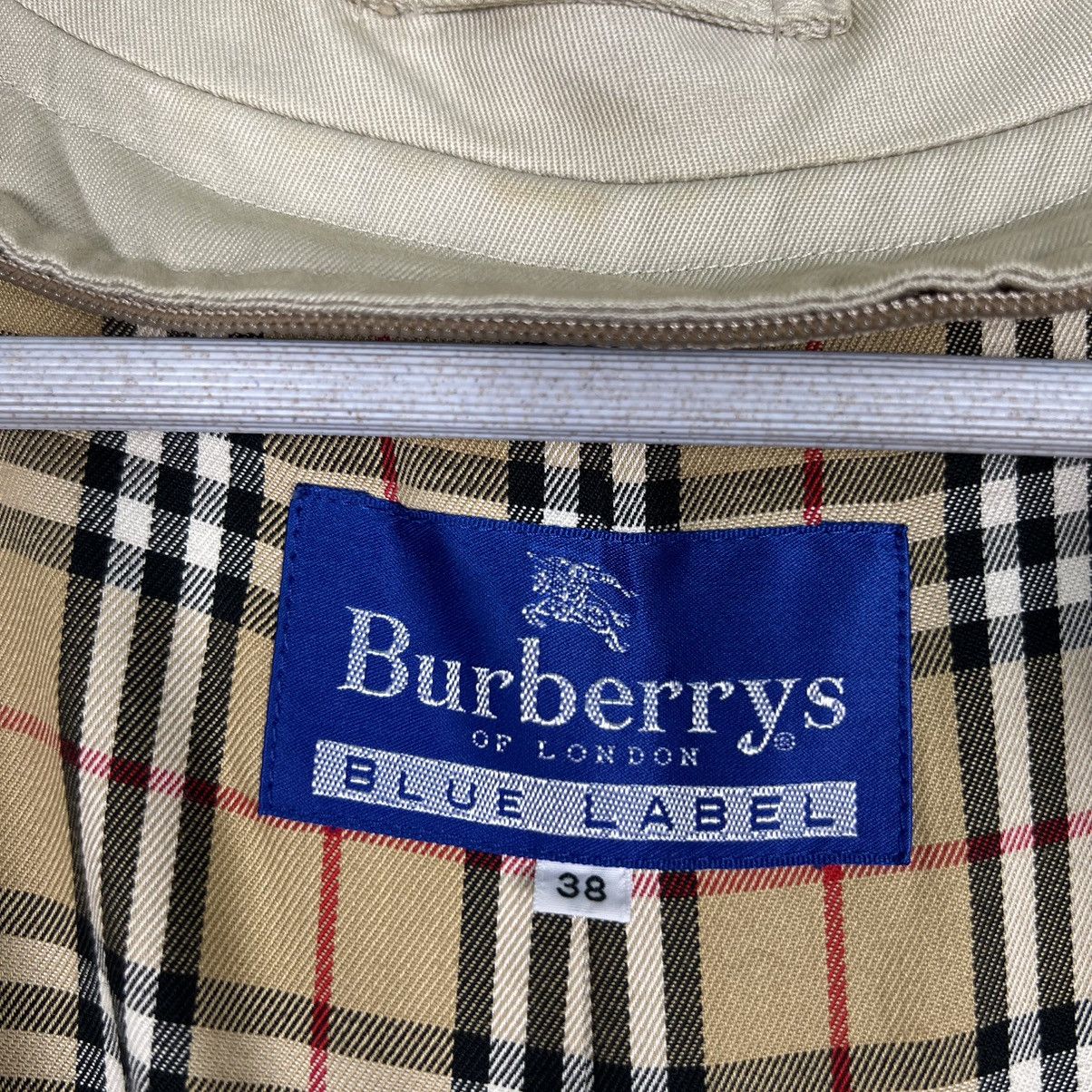 Burberry 🔥 BURBERRY BLUE LABEL NOVA CHECK TRENCH COAT Size M / US 6-8 / IT 42-44 - 14 Thumbnail