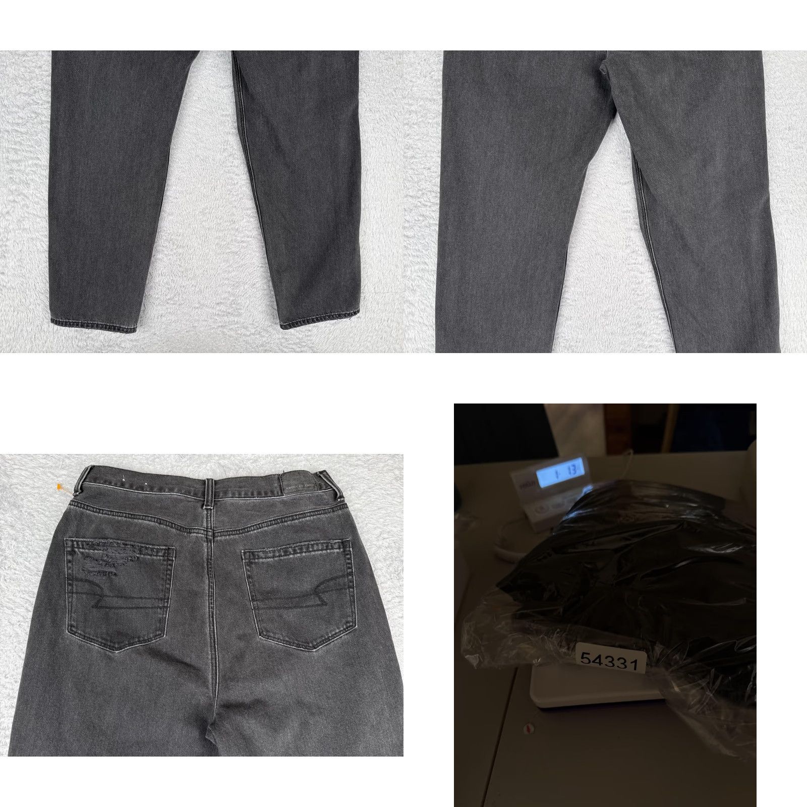 American Eagle Outfitters American Eagle Outfitters Mom Jeans Womens 10 Charcoal High Rise Distressed Denim 28x27 Size 32" / US 10 / IT 46 - 10 Thumbnail