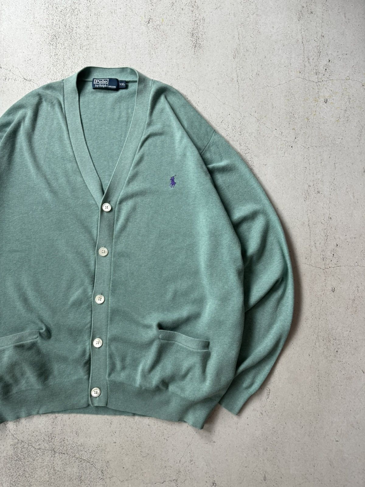 Polo Ralph Lauren × Ralph Lauren × Vintage Polo Ralph Lauren Vintage Cardigan Size US XXL / EU 58 / 5 - 4 Thumbnail