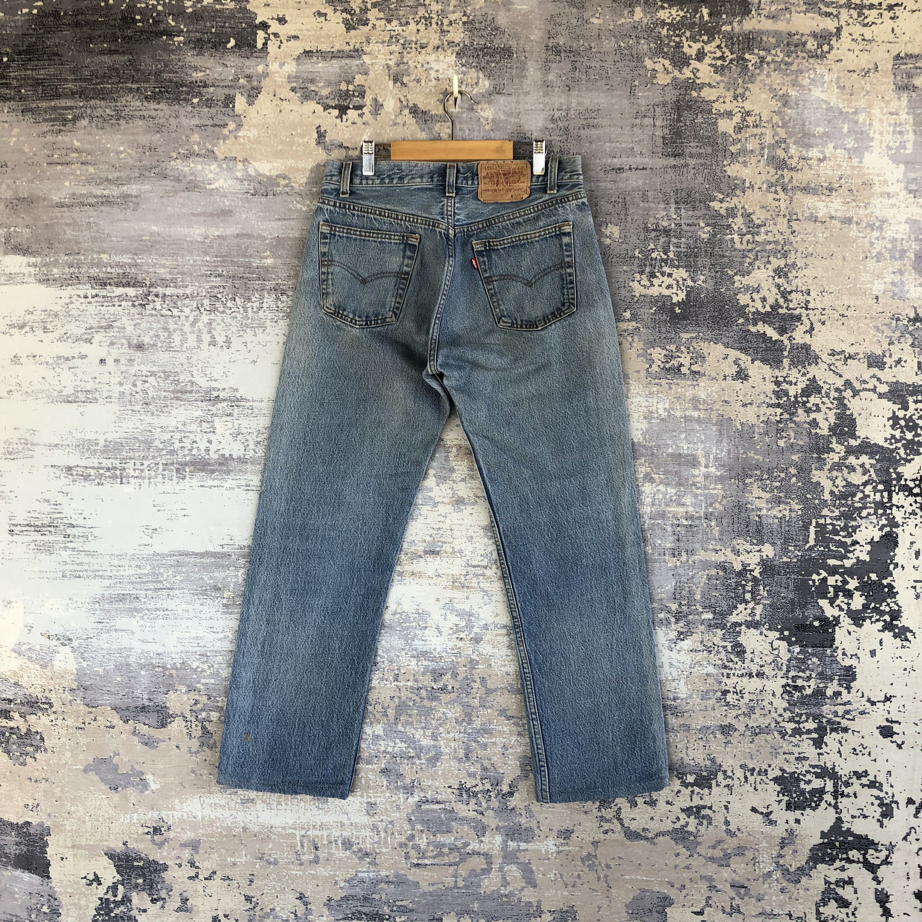 Levi's Vintage 80s Levis 501 Jeans Levi's Faded Stone Wash Denim Size US 28 / EU 44 - 2 Thumbnail