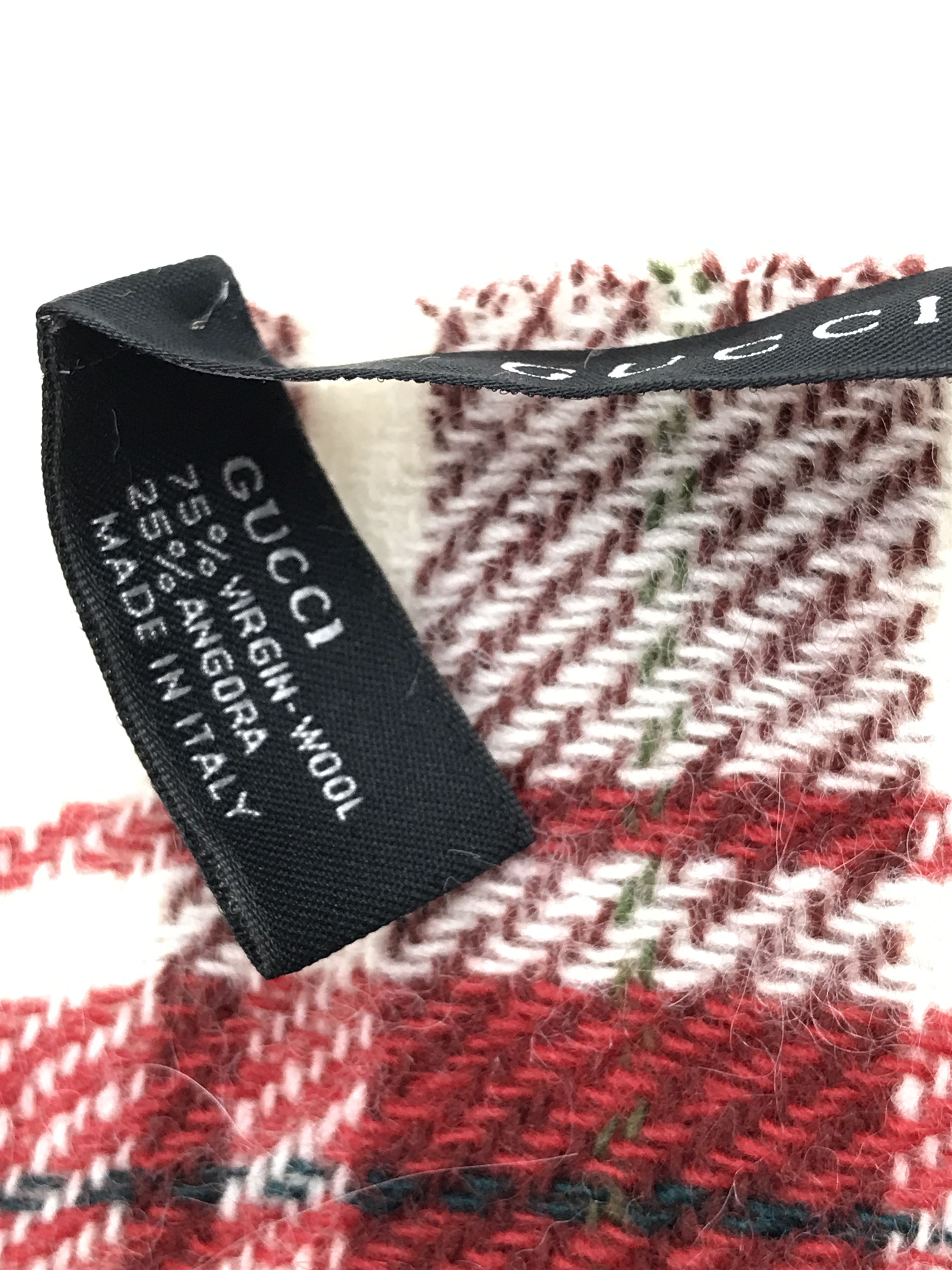 Gucci Vintage Gucci Scarf Muffler Wool Cashmere Size ONE SIZE - 7 Thumbnail