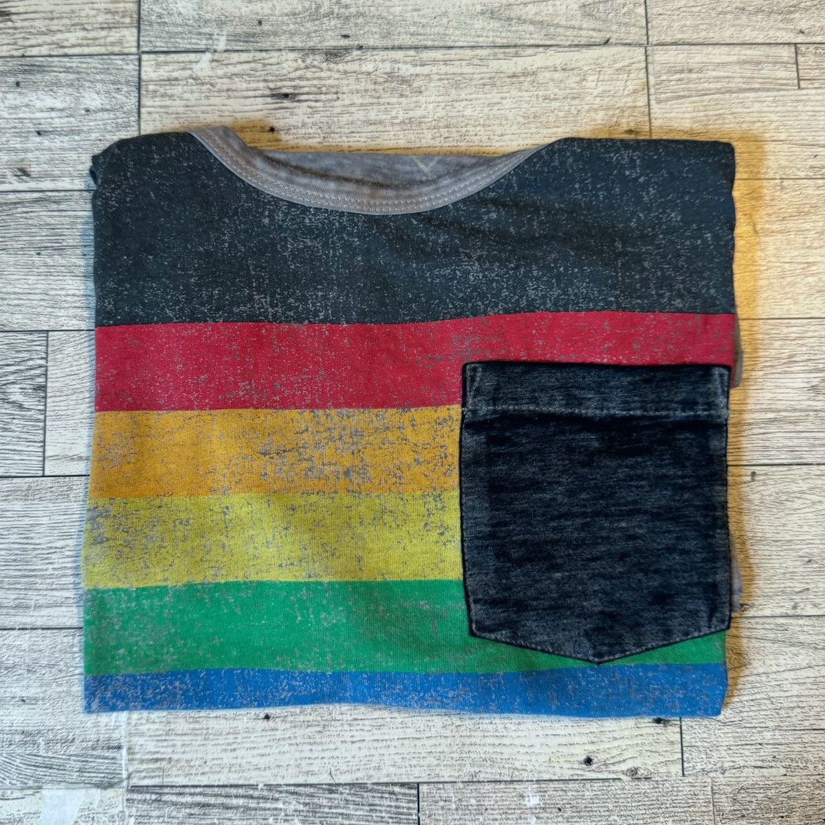 Vintage Vintage, Sheer, Rainbow Striped, Sleeveless Muscle Tank Size US S / EU 44-46 / 1 - 12 Thumbnail