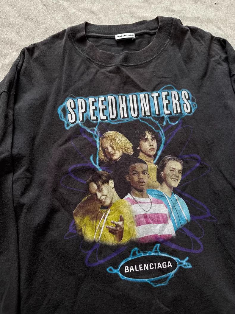 Balenciaga Balenciaga Speedhunters Long Sleeve T-Shirt Size US M / EU 48-50 / 2 - 3 Thumbnail