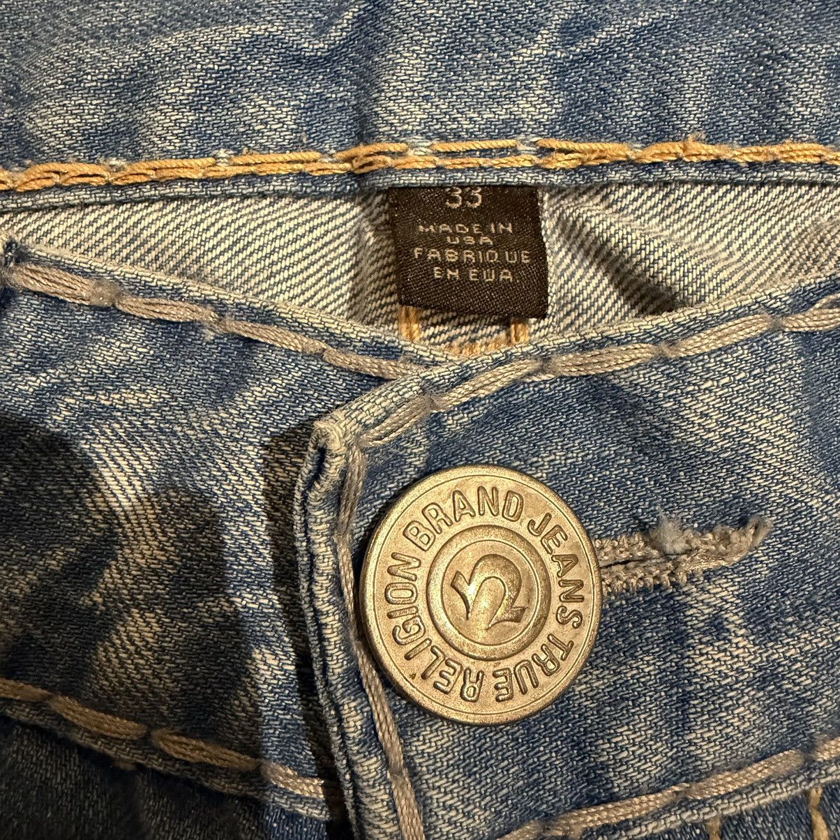 True Religion True religion usa light wash denim jeans rare Size US 33 - 5 Thumbnail