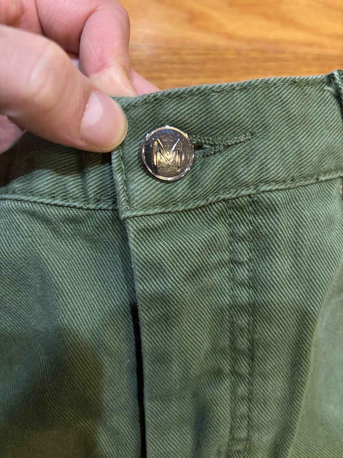Marc Jacobs Green Marc Jacobs Denim Size US 30 / EU 46 - 4 Thumbnail