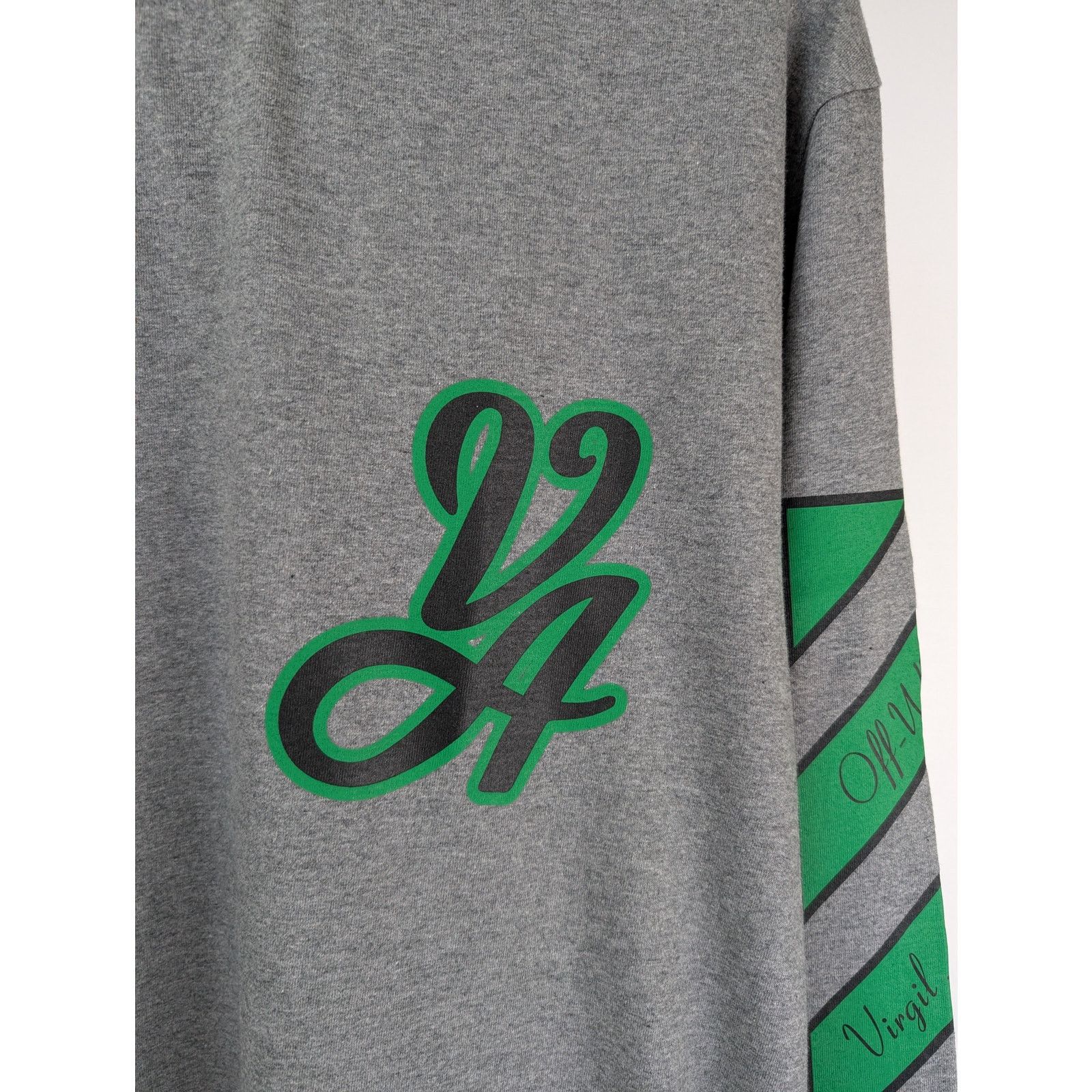 Off-White o1rshd1 23 Varsity Skate Long Sleeve Tee T-Shirt in Grey Size US XXL / EU 58 / 5 - 6 Thumbnail