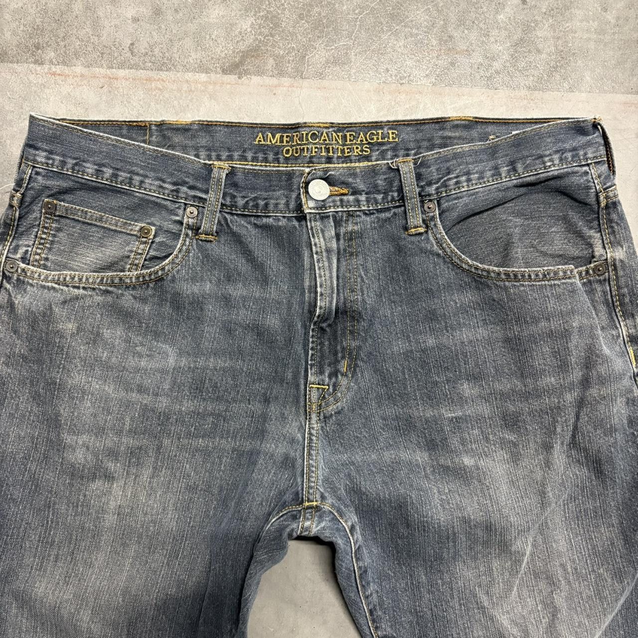 Vintage Crazy Vintage Y2K/2000s Baggy Wideleg Dark Wash Denim Jeans! Size US 38 / EU 54 - 2 Thumbnail