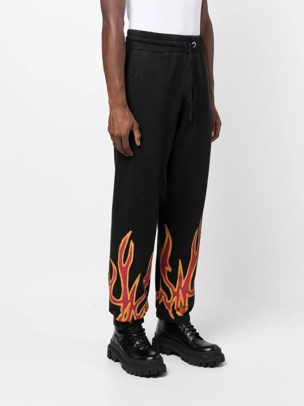 Palm Angels o1y0325 Jogger & Sweatpant in Black Size US 34 / EU 50 - 4 Thumbnail