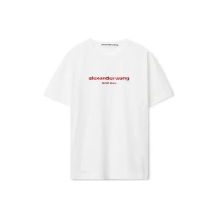 Alexander Wang Alexander Wang SS22 Logo Print T-Shirt for Women 0079 Size S / US 4 / IT 40 - 1 Thumbnail