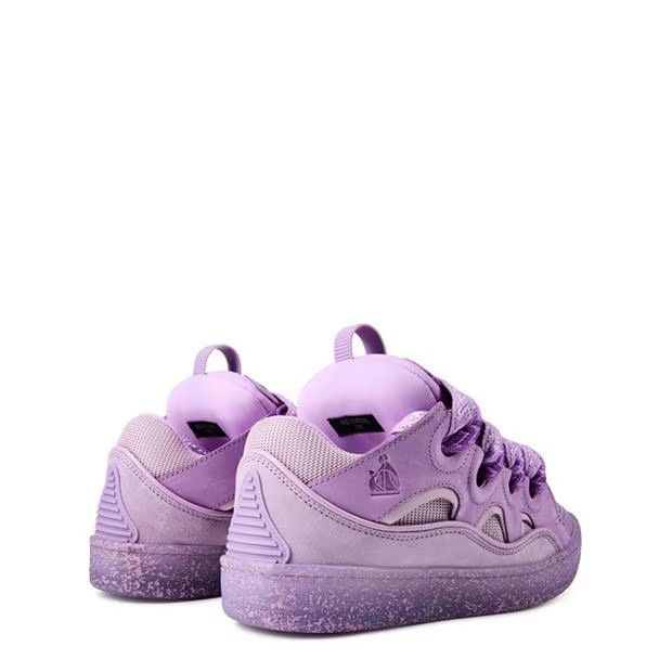 Lanvin o1g2r1mq1024 Curb Speckled Sneakers in Lilac Size US 9 / IT 39 - 4 Thumbnail