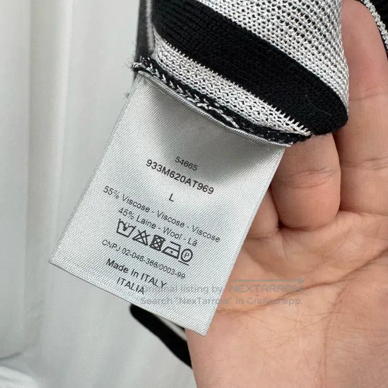 Dior Dior Kongshanji co-branded embroidered letter knitted long Size US L / EU 52-54 / 3 - 6 Thumbnail