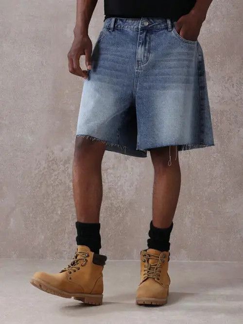 Japanese Brand × Vintage RAW distressed Y2K edgy jeans shorts Size US 30 / EU 46 - 1 Thumbnail