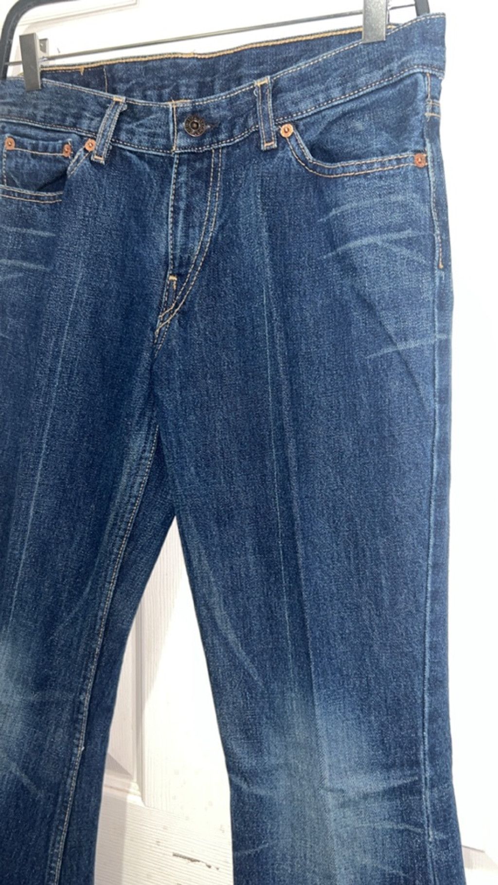 Levi's Women's Levi's Blue Flare Jeans W29 L32 Size 29" - 3 Thumbnail