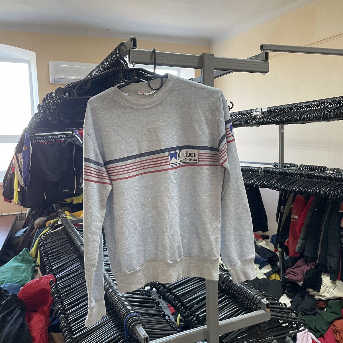 Marlboro × Vintage Vintage 90s Marlboro promo sweater cardigan 80s Size US M / EU 48-50 / 2 - 1 Thumbnail