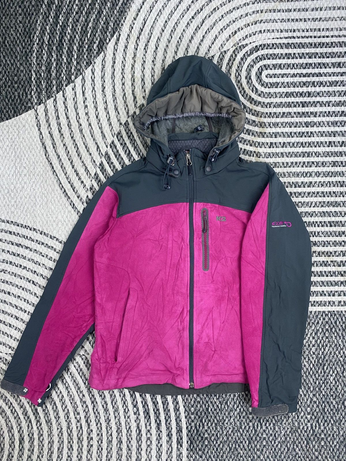 Japanese Brand Vintage K2 Wind Stopper Fleece Zipper Jacket Size S / US 4 / IT 40 - 1 Thumbnail