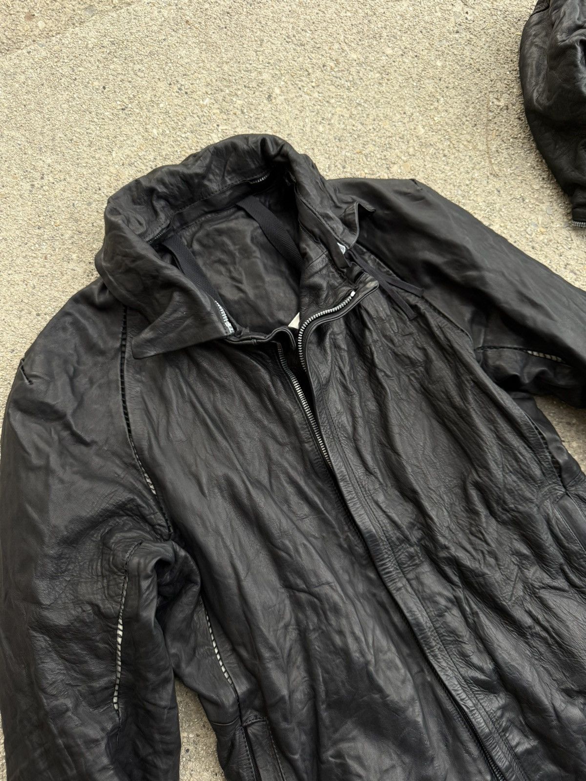 Boris Bidjan Saberi Wrinkled J2 Oiled Horse Leather Size US L / EU 52-54 / 3 - 1 Thumbnail