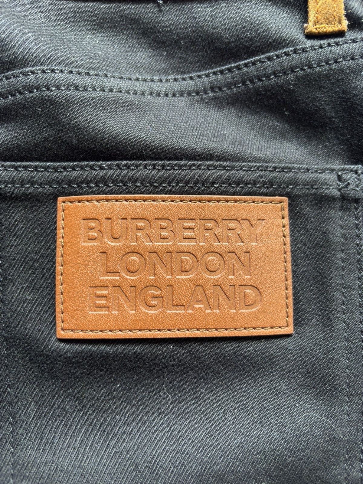 Burberry Burberry London England Luxury Deer Print Stripe Denim Pants Size 28" / US 6 / IT 42 - 4 Thumbnail