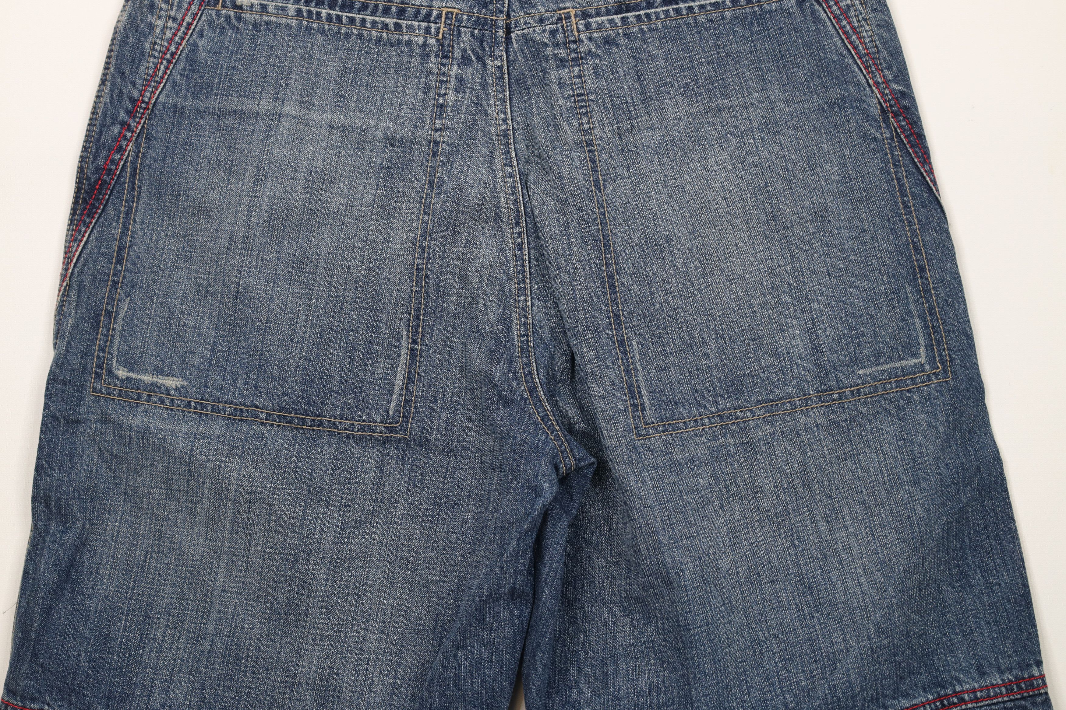 Marithe + Francois Girbaud × Vintage Deadstock Vintage 90s Marithe Francois Girbaud Jean Shorts Size US 32 / EU 48 - 12 Thumbnail