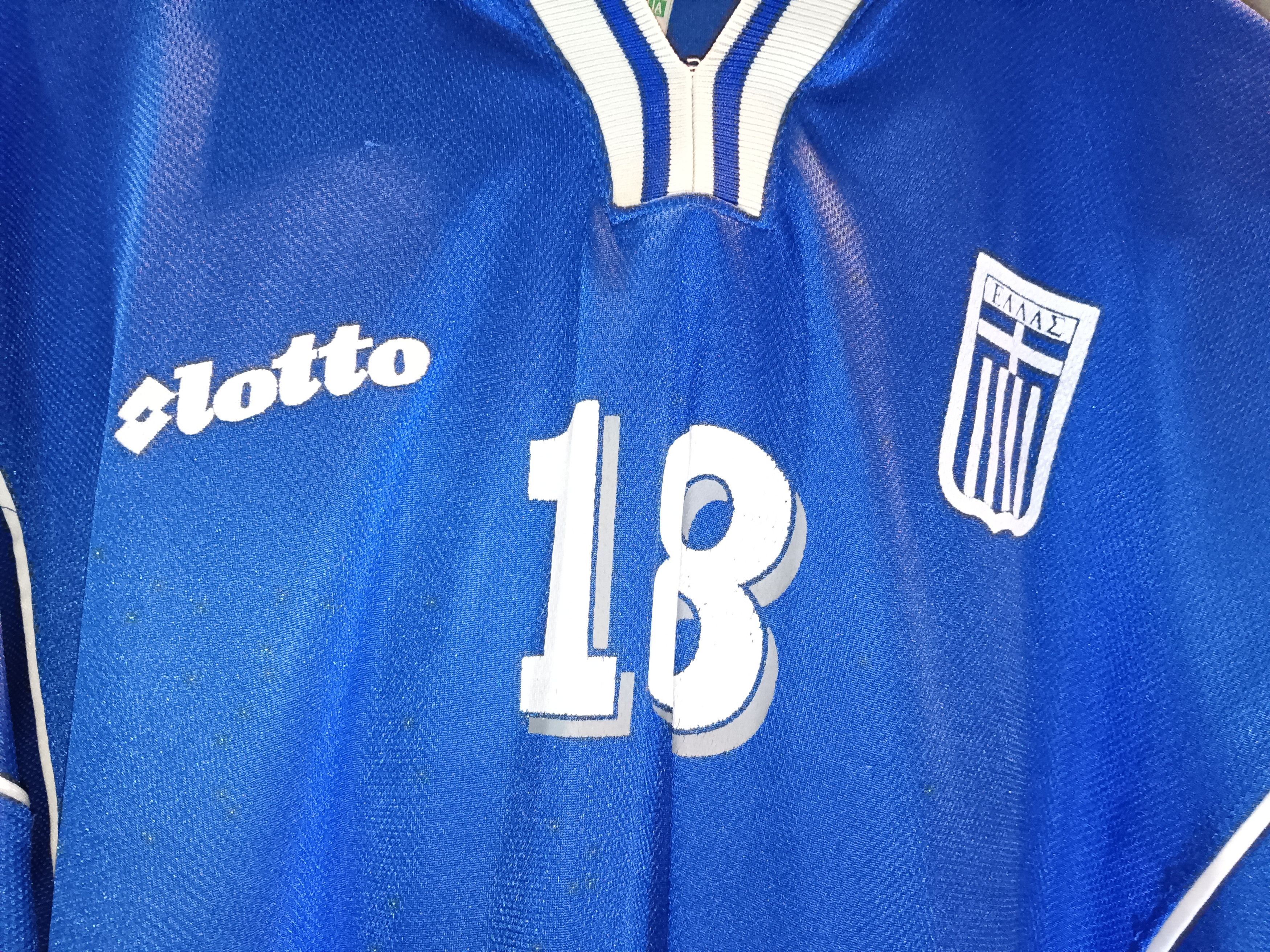 Lotto Sport Greece 2000 home third kit player issues Size US XXL / EU 58 / 5 - 4 Thumbnail
