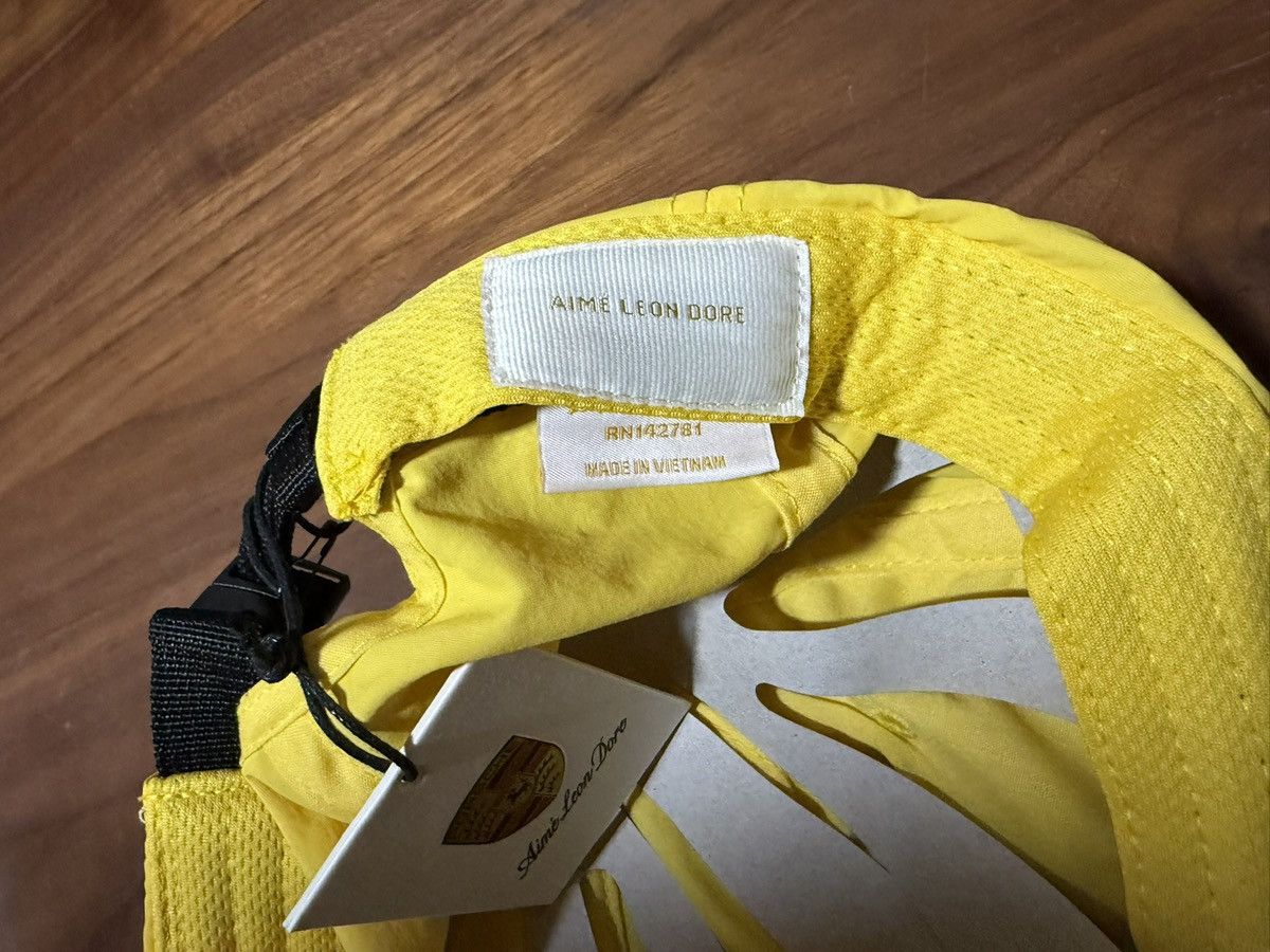 Aime Leon Dore × Porsche Design Aime Leon Dore ALD / Porsche Nylon Logo Hat Aspen Gold Size ONE SIZE - 7 Thumbnail