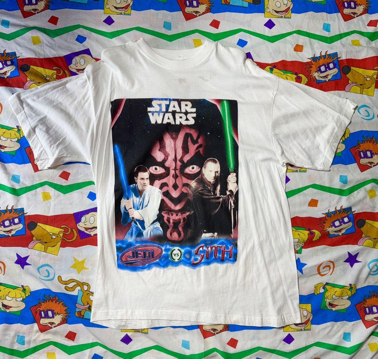 Other Vintage Star Wars Jedi Vs Sith T-Shirt Size US L / EU 52-54 / 3 - 1 Thumbnail