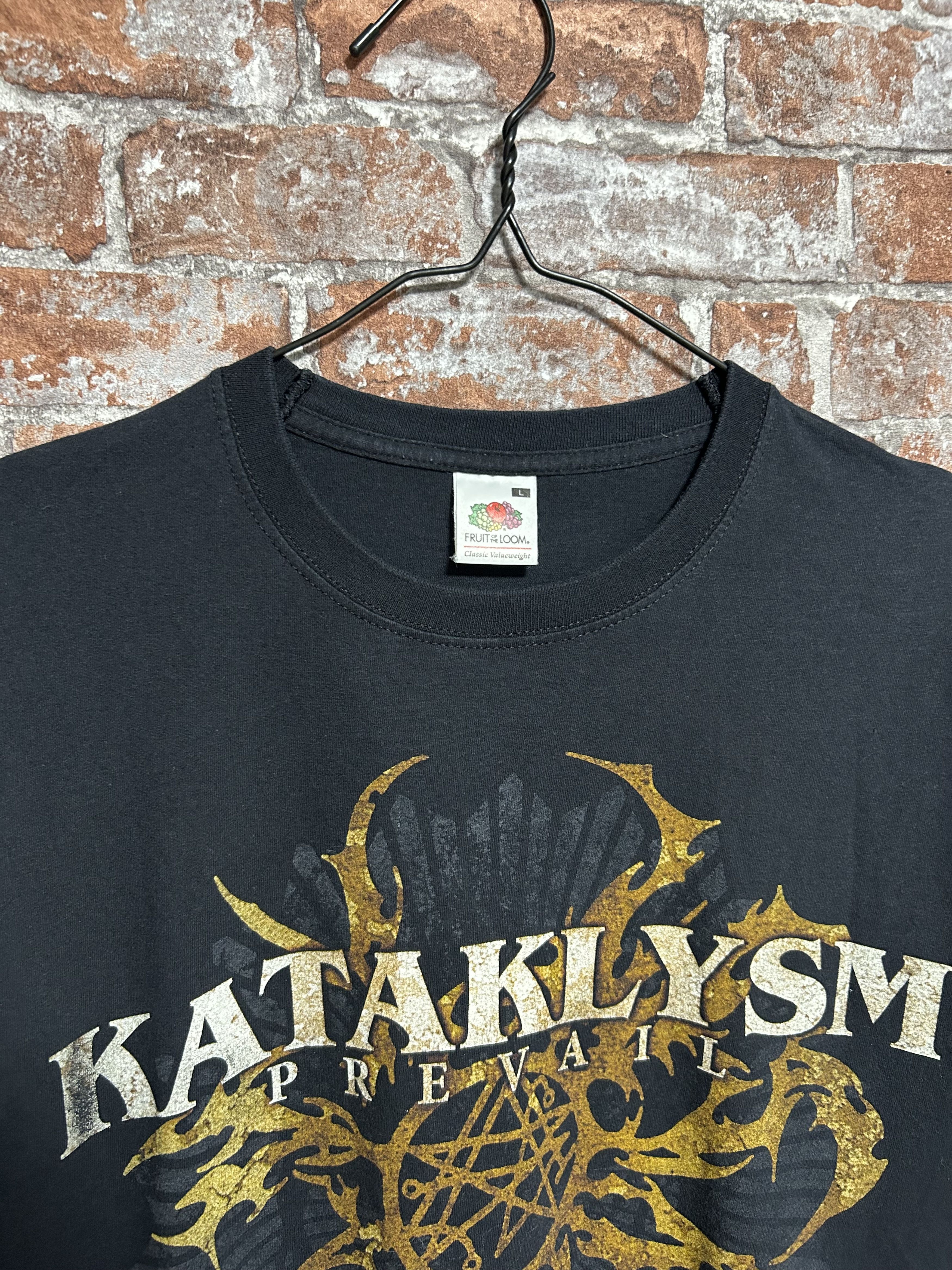 Band Tees Vintage 2000s Kataklysm Prevail Rock Band T-shirt Size US L / EU 52-54 / 3 - 4 Thumbnail